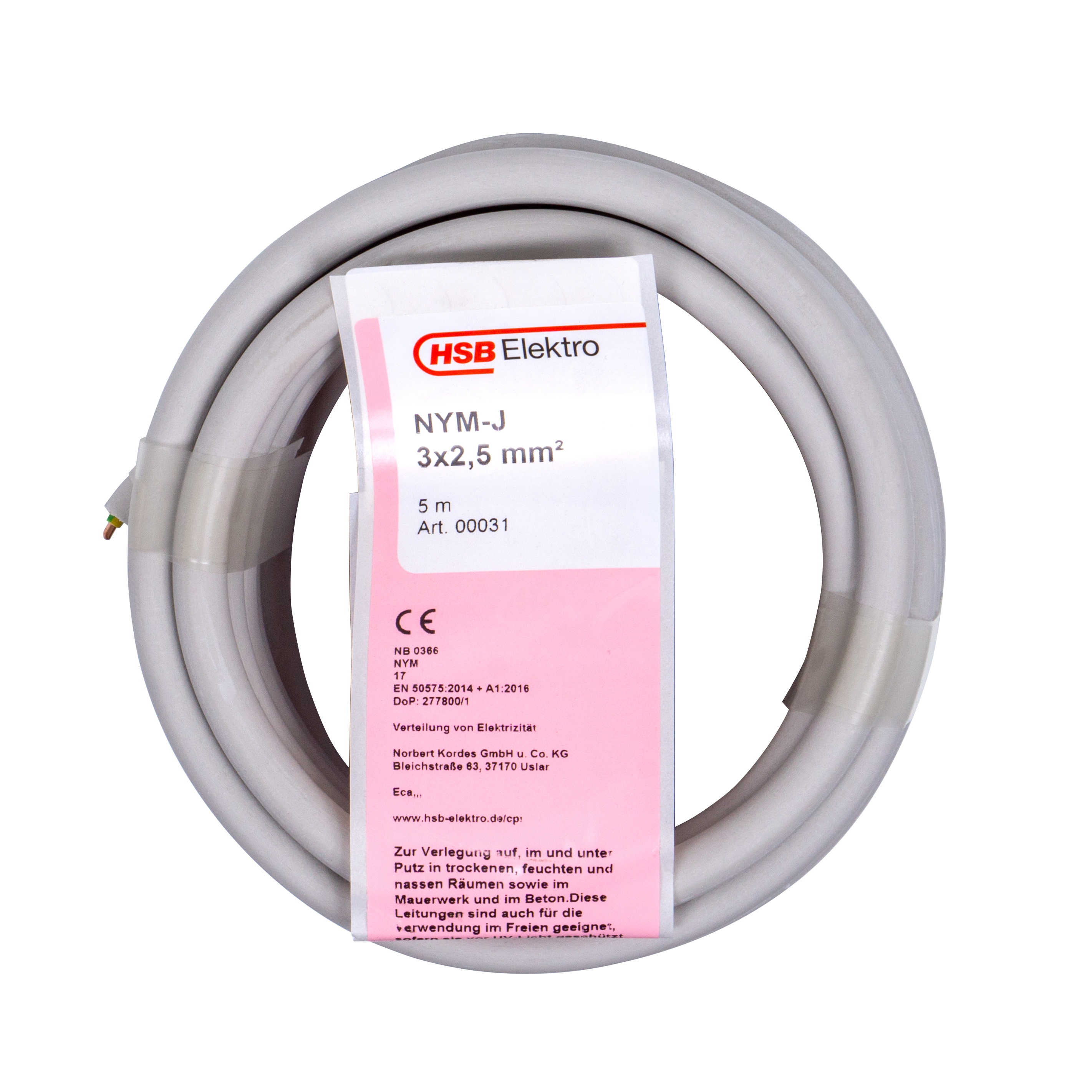 370355B52n3UMAQsaM4 MANTELLEITUNG NYM-J 3X2,5MM²,5M