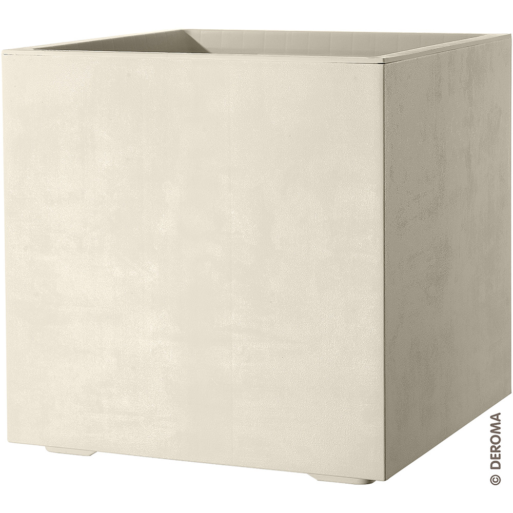 Deroma Pflanztopf Millenium R, perlweiß