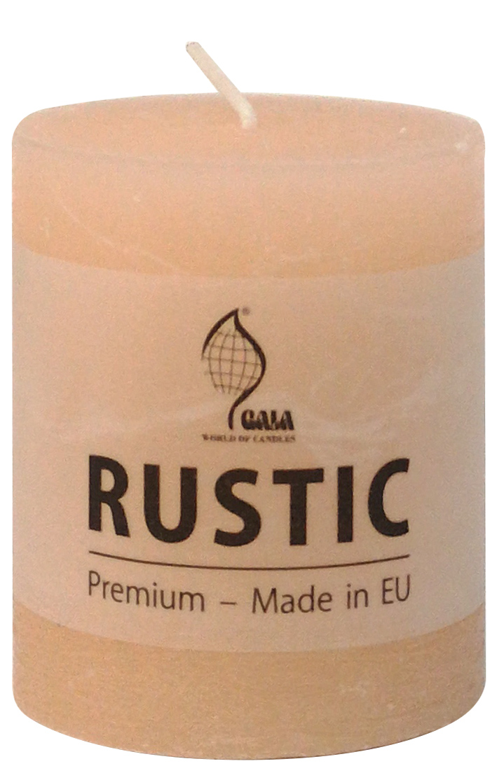277820_04891033006 GALA STUMPENKERZE  68/80 RUSTIC, CREME