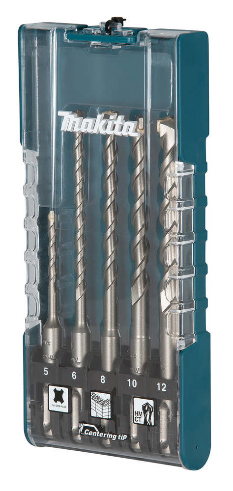 Makita SDS-PLUS Bohrer-Set 5-tlg. Centering tip Makita SDS-PLUS Bohrer-Set 5-tlg. Centering tip