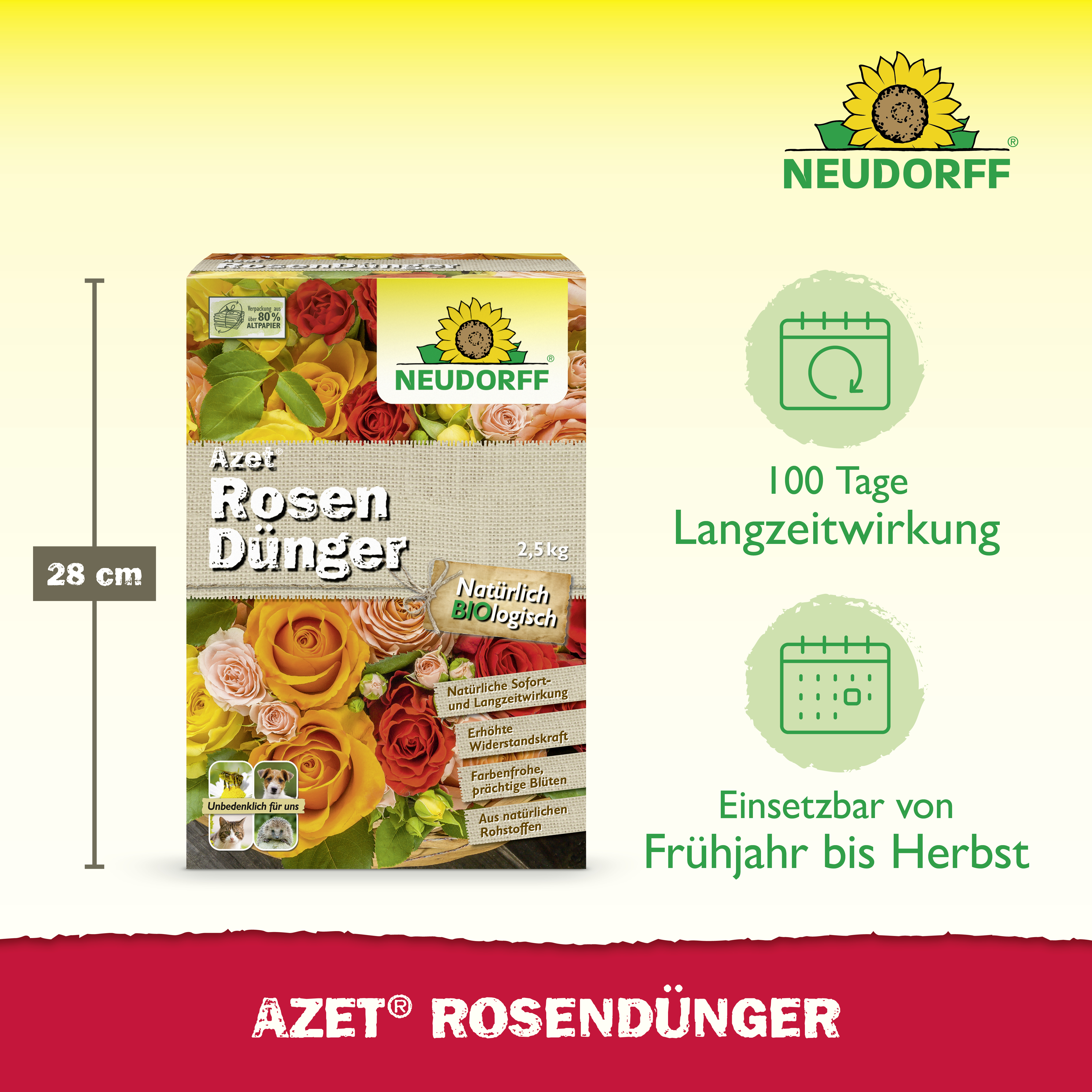 Neudorff Azet RosenDünger, 2,5 kg
