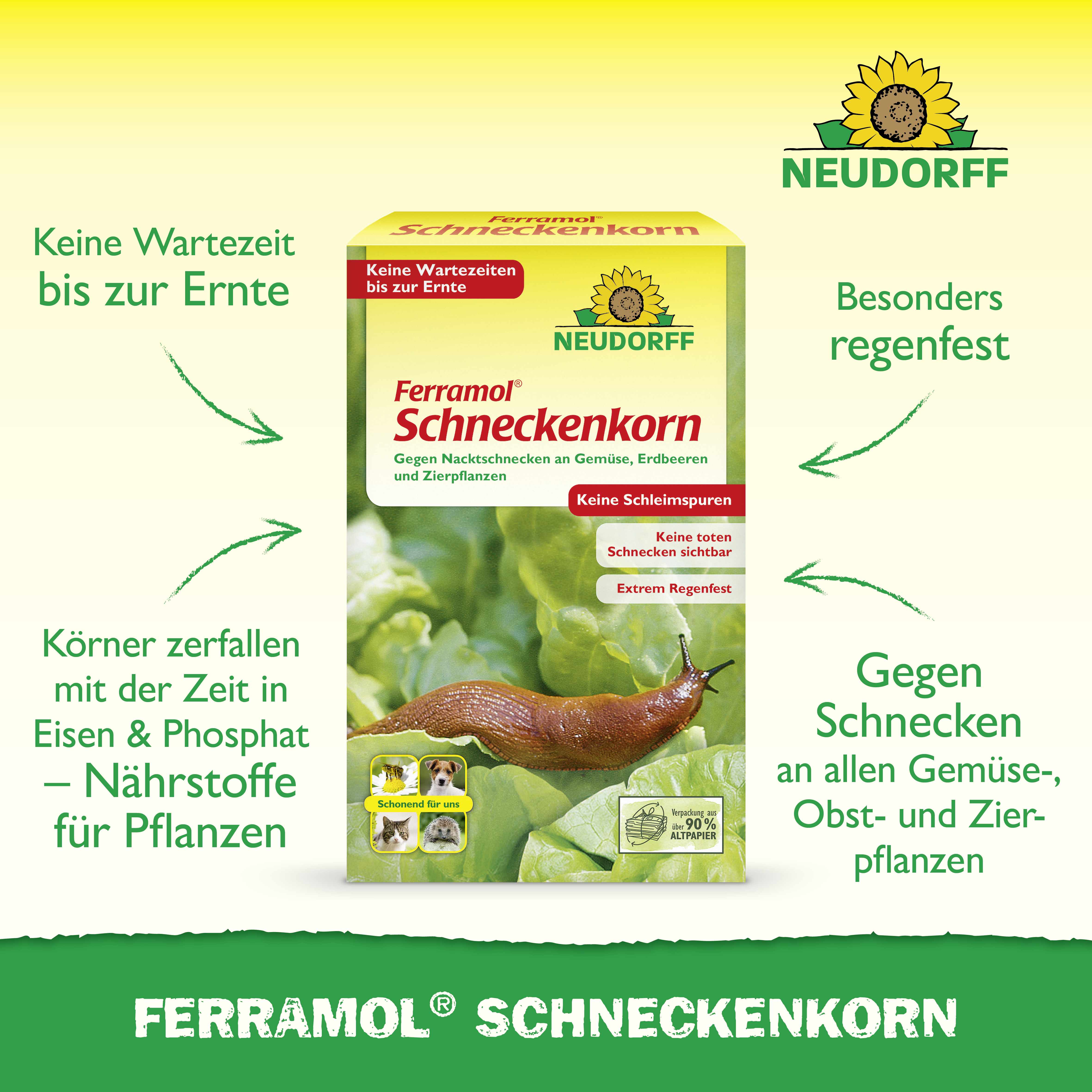Neudorff Ferramol Schneckenkorn, 1 kg