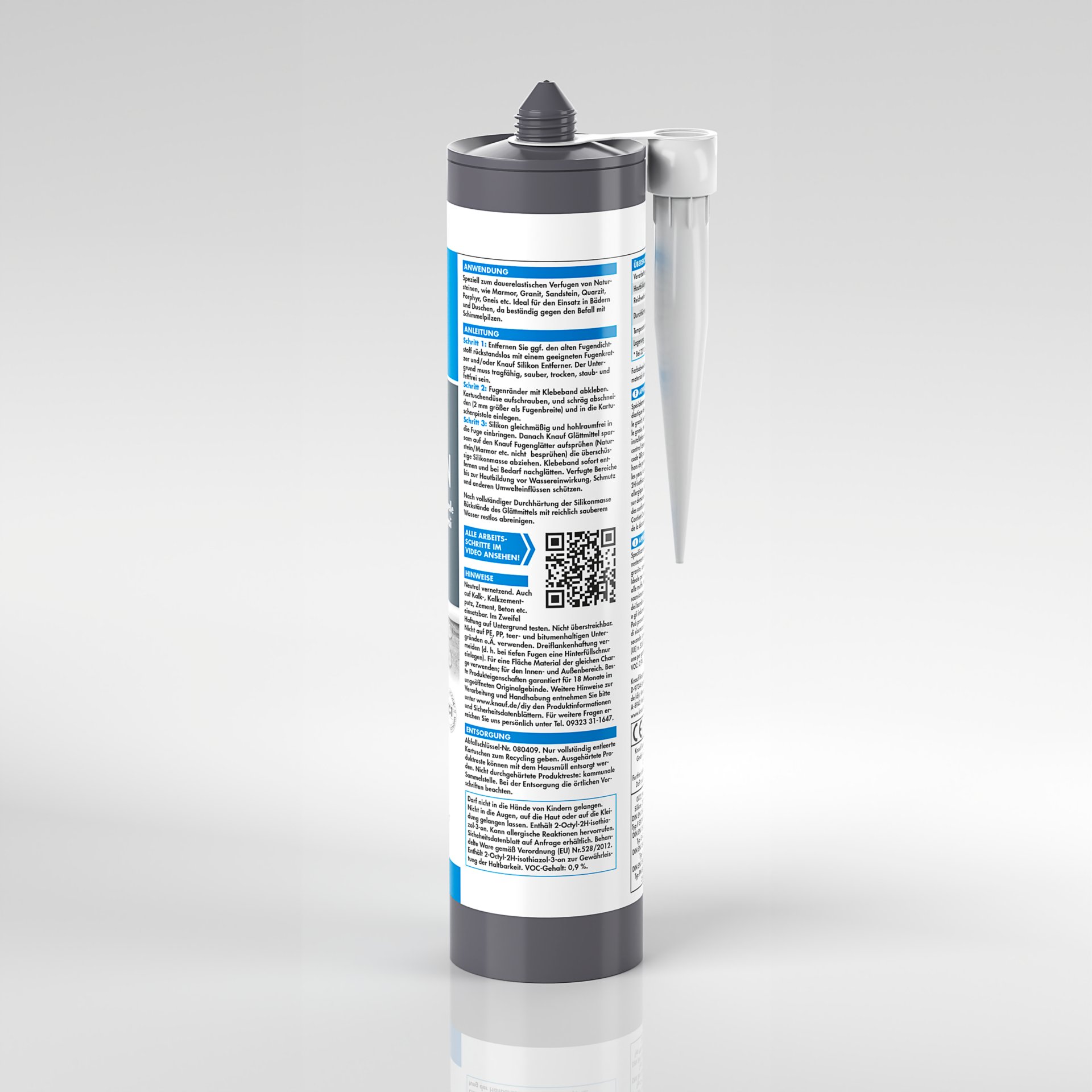 Knauf naturstein silikon, transparent, 300 ml Knauf naturstein silikon, transparent, 300 ml