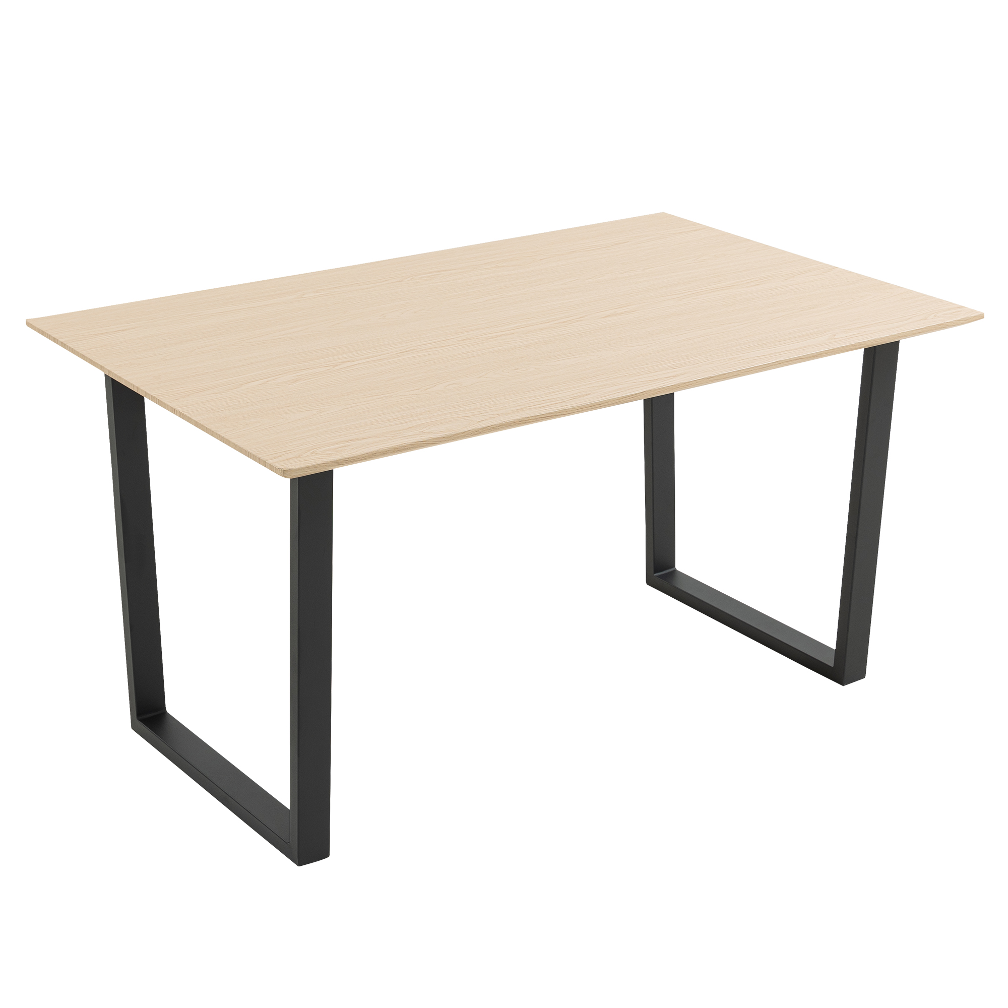 Duo Collection Tisch Nala Eiche/Metall, schwarz