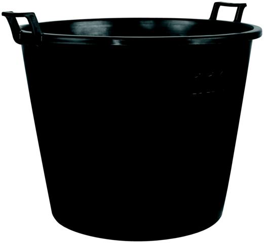 348878-34406514-L PFLANZCONTAINERTOPF M.GRIFF 65CM SCHWARZ