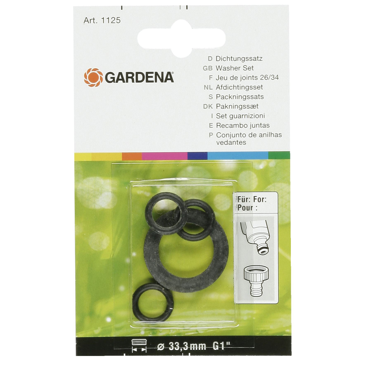 4078500112505 DICHTUNGSSATZ FÜR 902+2902       GARDENA