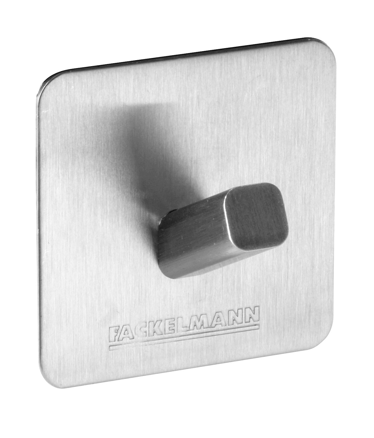 022680_01 FACKELMANN  KLEBEHAKEN QUADRA 5CM EDELSTAHL