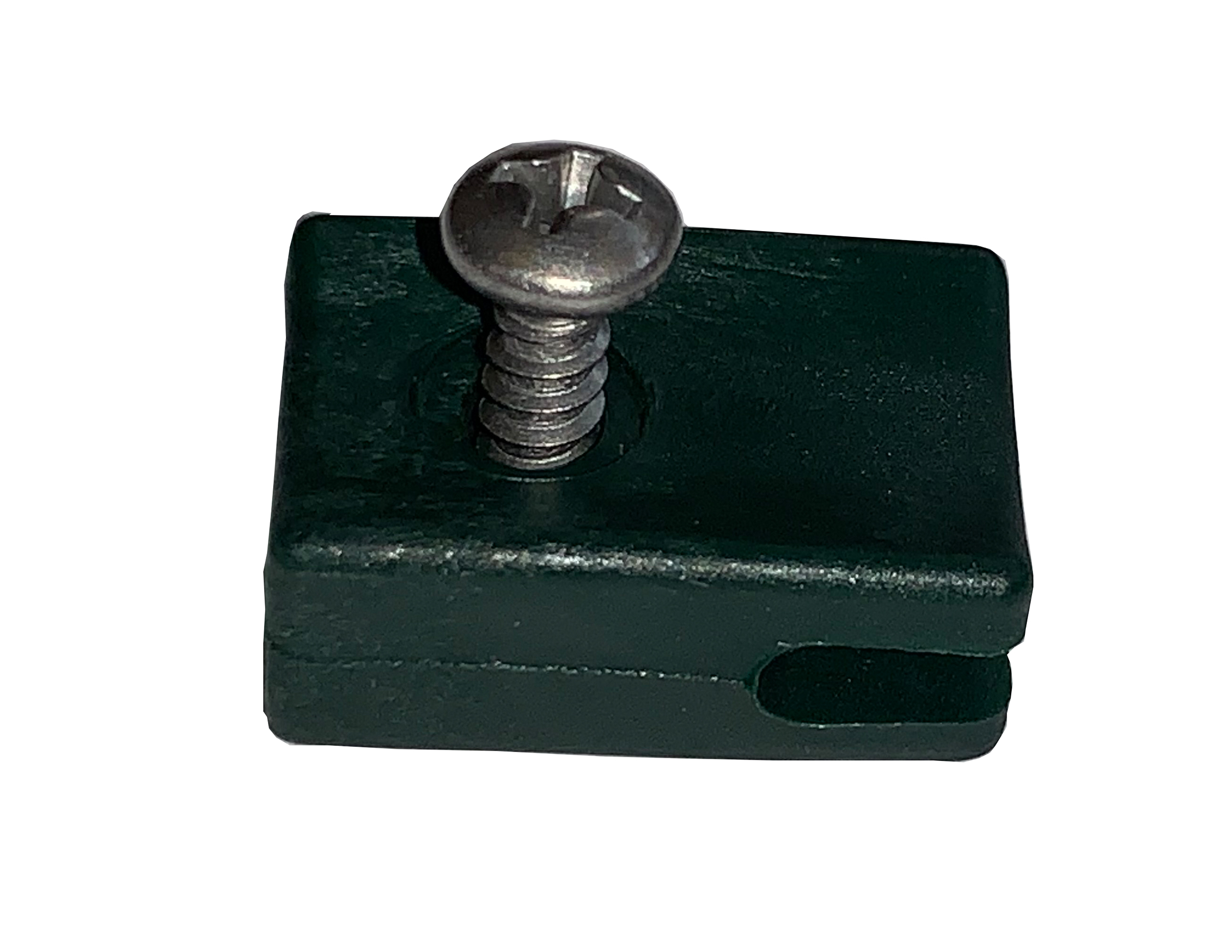 SPANNDRAHTHALTER GRÜN+SCHRAUBE SET 3ST.