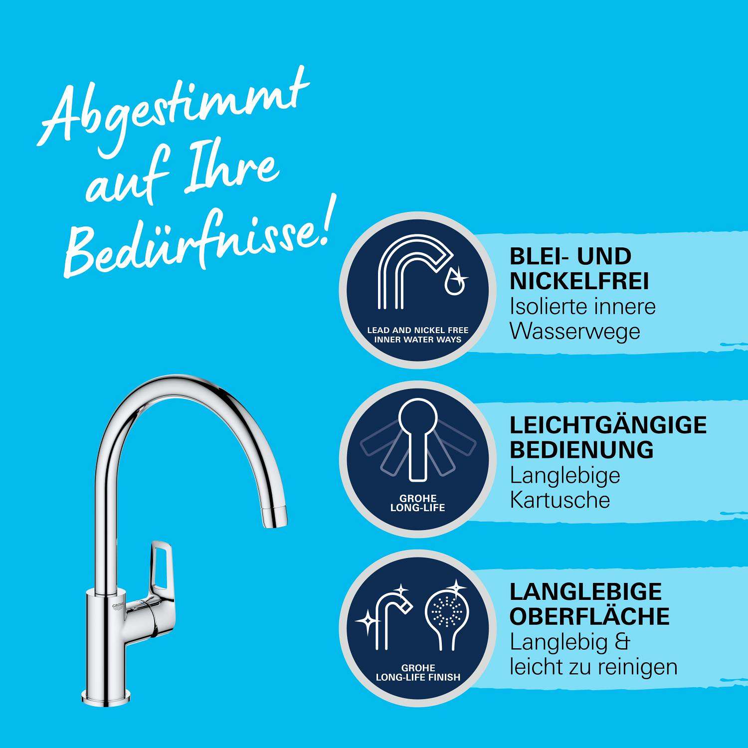 Grohe Start Loop Einhand-Spültischbatterie, 1/2"