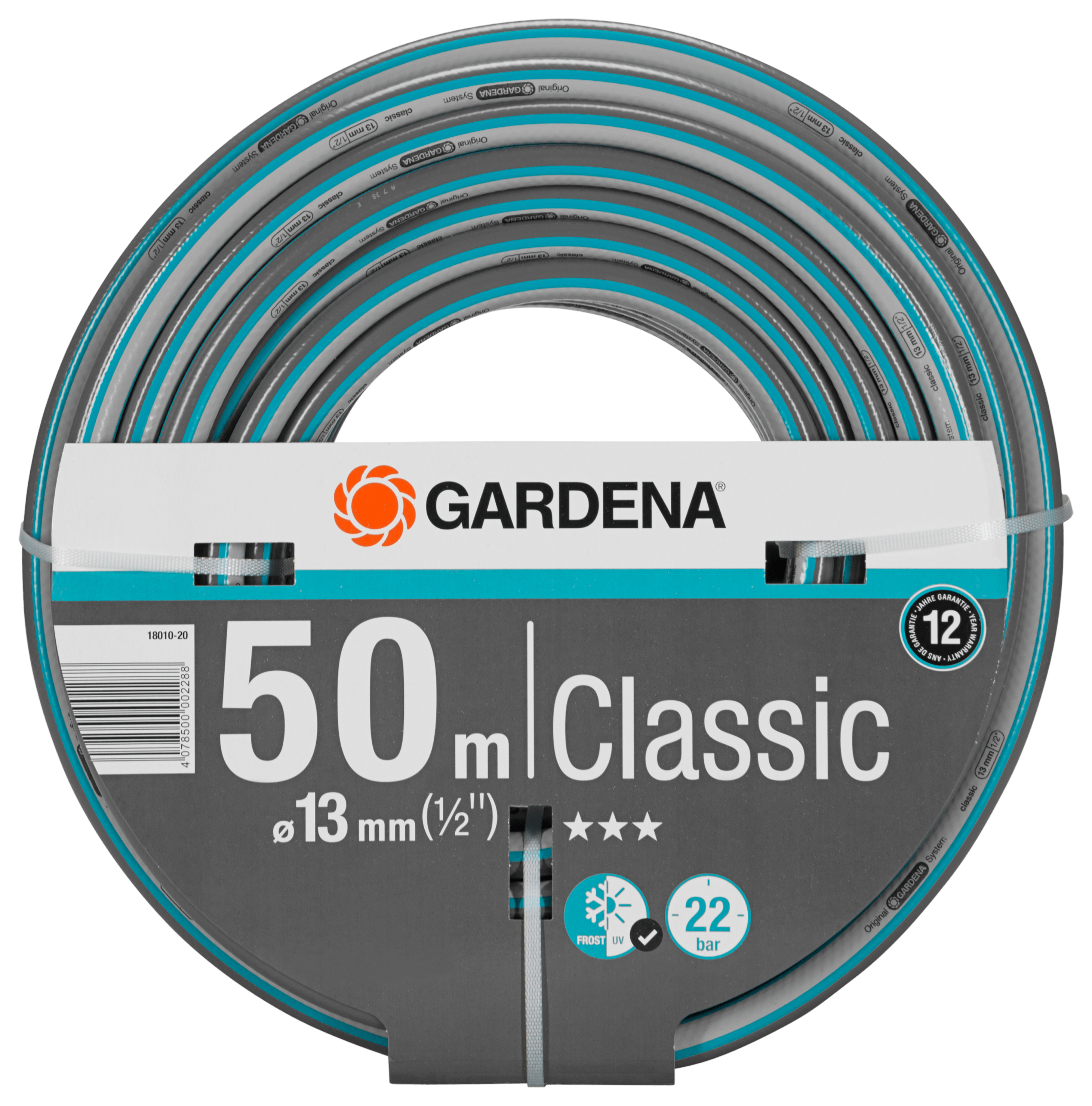 Gardena Classic Schlauch 13mm, 1/2", 50m