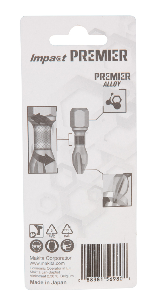 Makita Torsion Bit PH2 Impact Premier