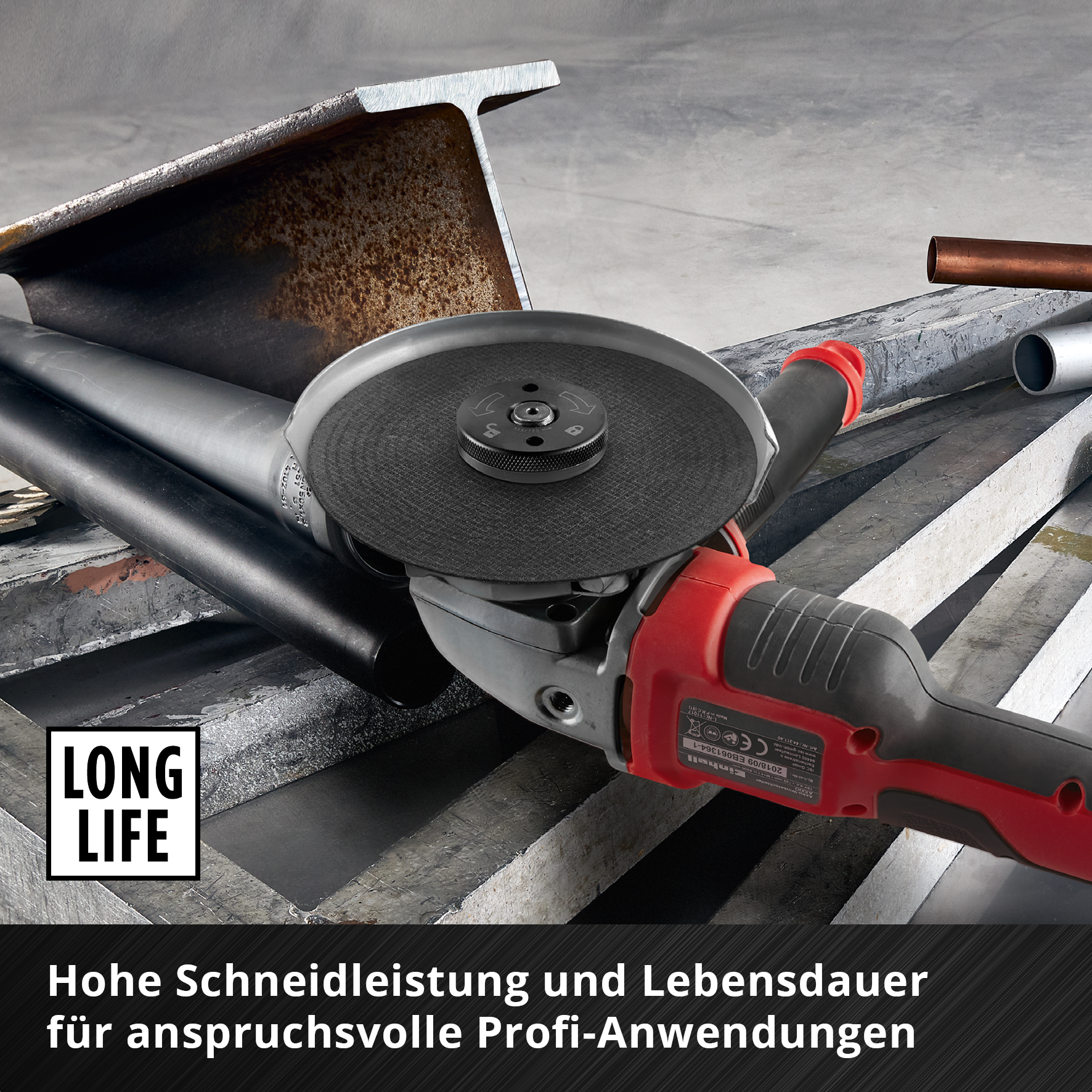 Einhell Gewebetrennscheiben-Set für Metall, gerade, extradu?nn, 5-tlg., Ø 125 x 1mm