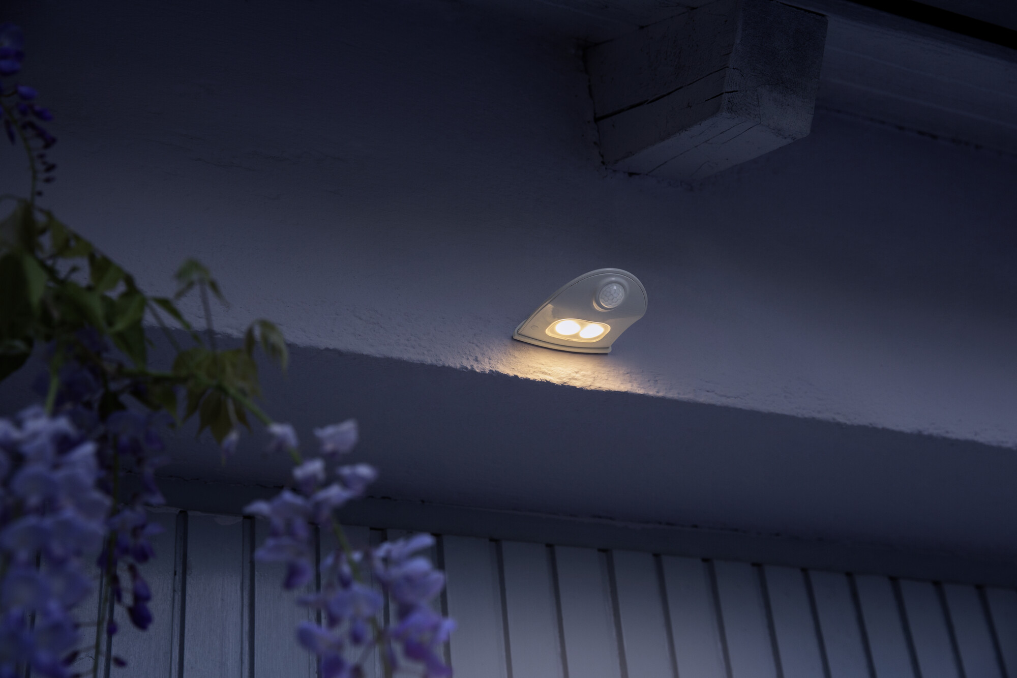 Osram Außenleuchte "DoorLED Down" mit Sensor, 4000K, silber