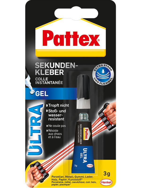 4015000415040 Pattex Sekundenkleber Ultra Gel, 3 g