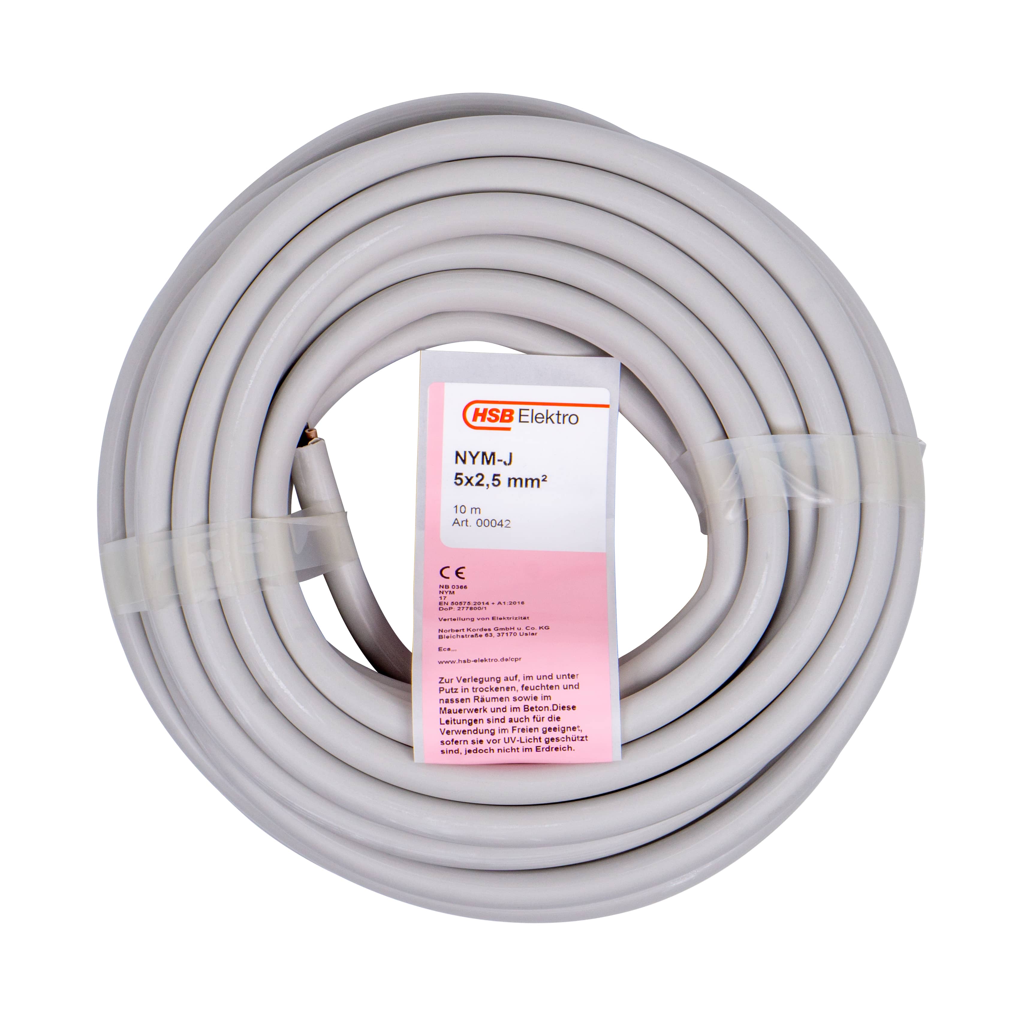 MANTELLEITUNG NYM-J 5X2,5MM²,10M
