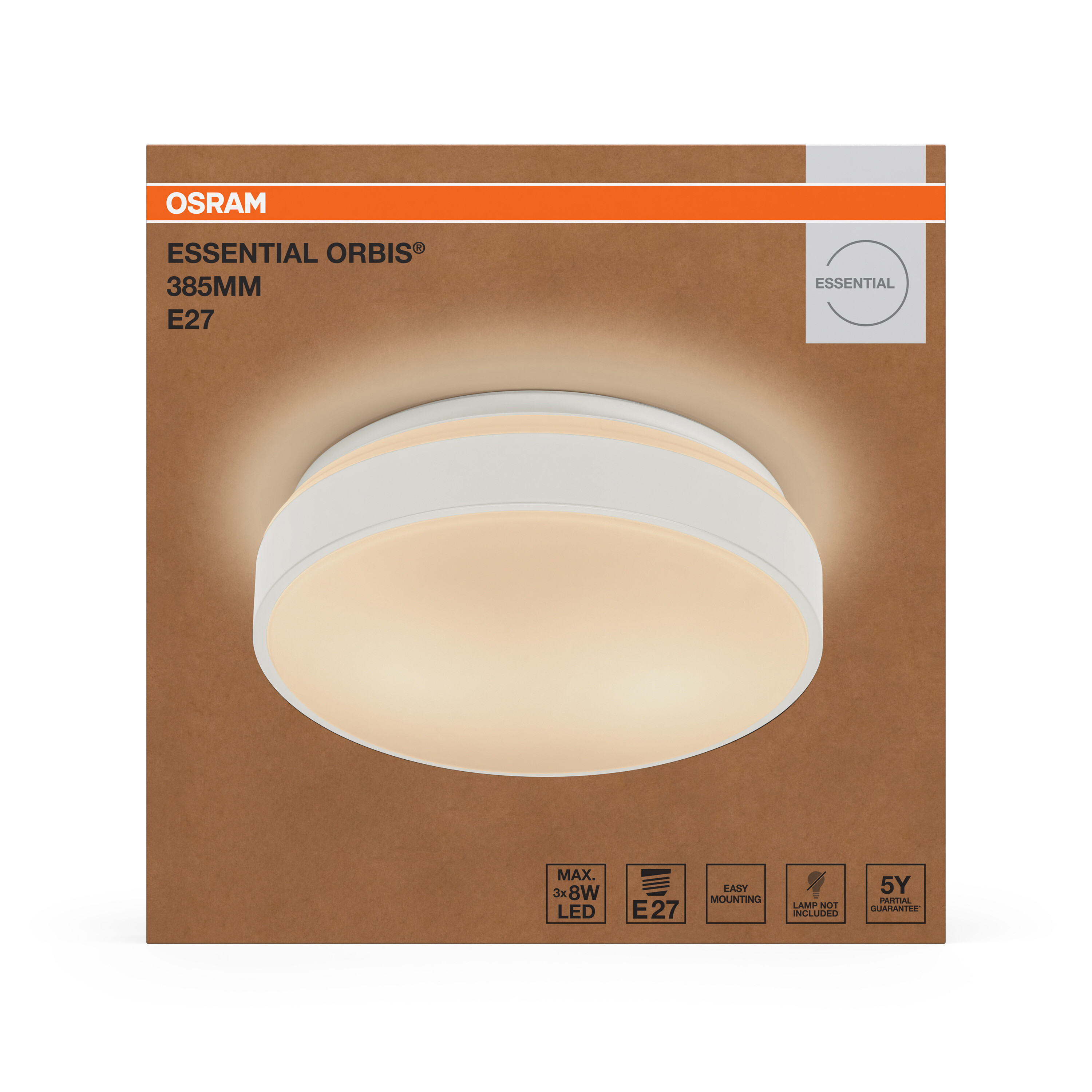 Osram ORBIS Essential 385, 3XE27, weiß