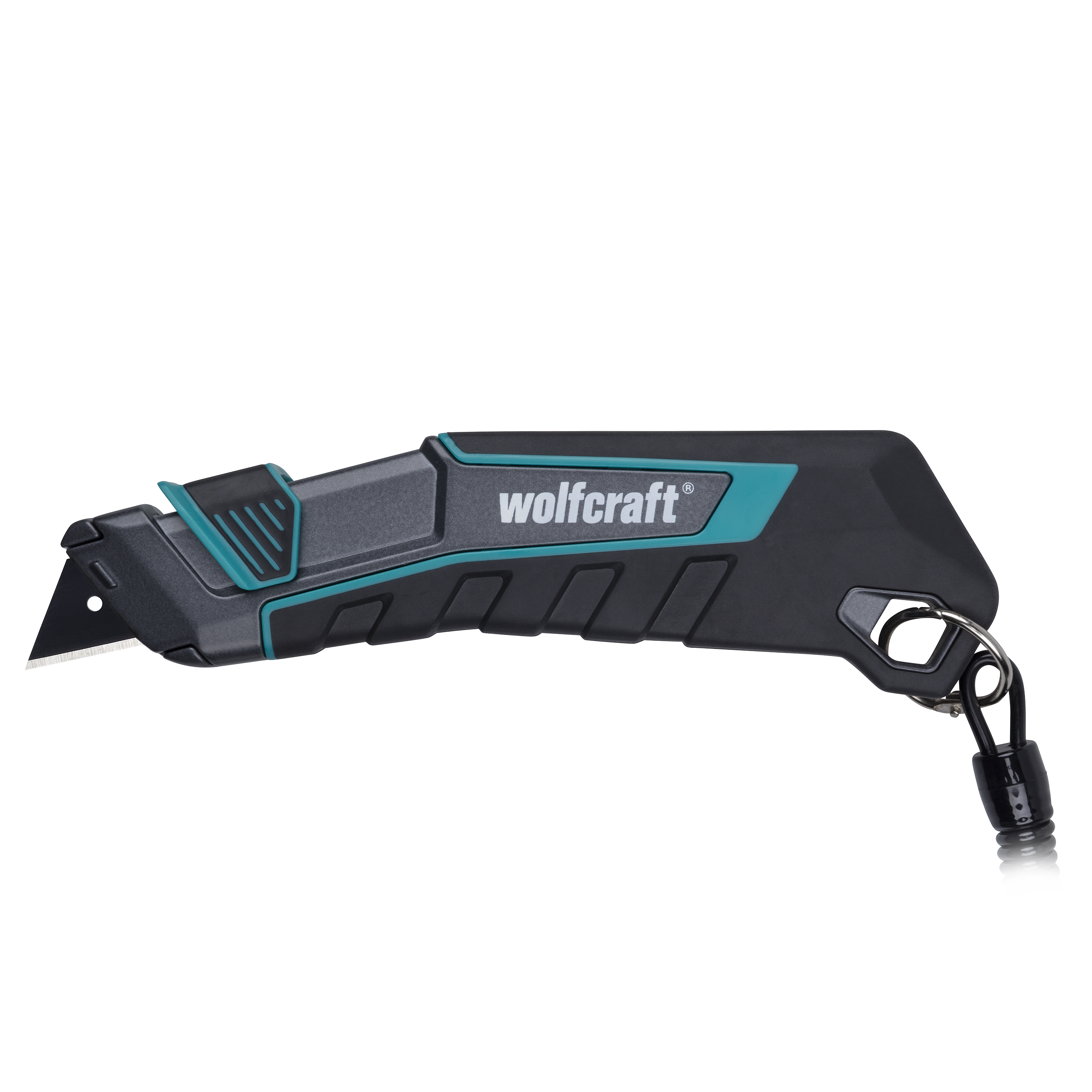 wolfcraft Trapezklingen-Messer PRO SAFETY mit Köcher