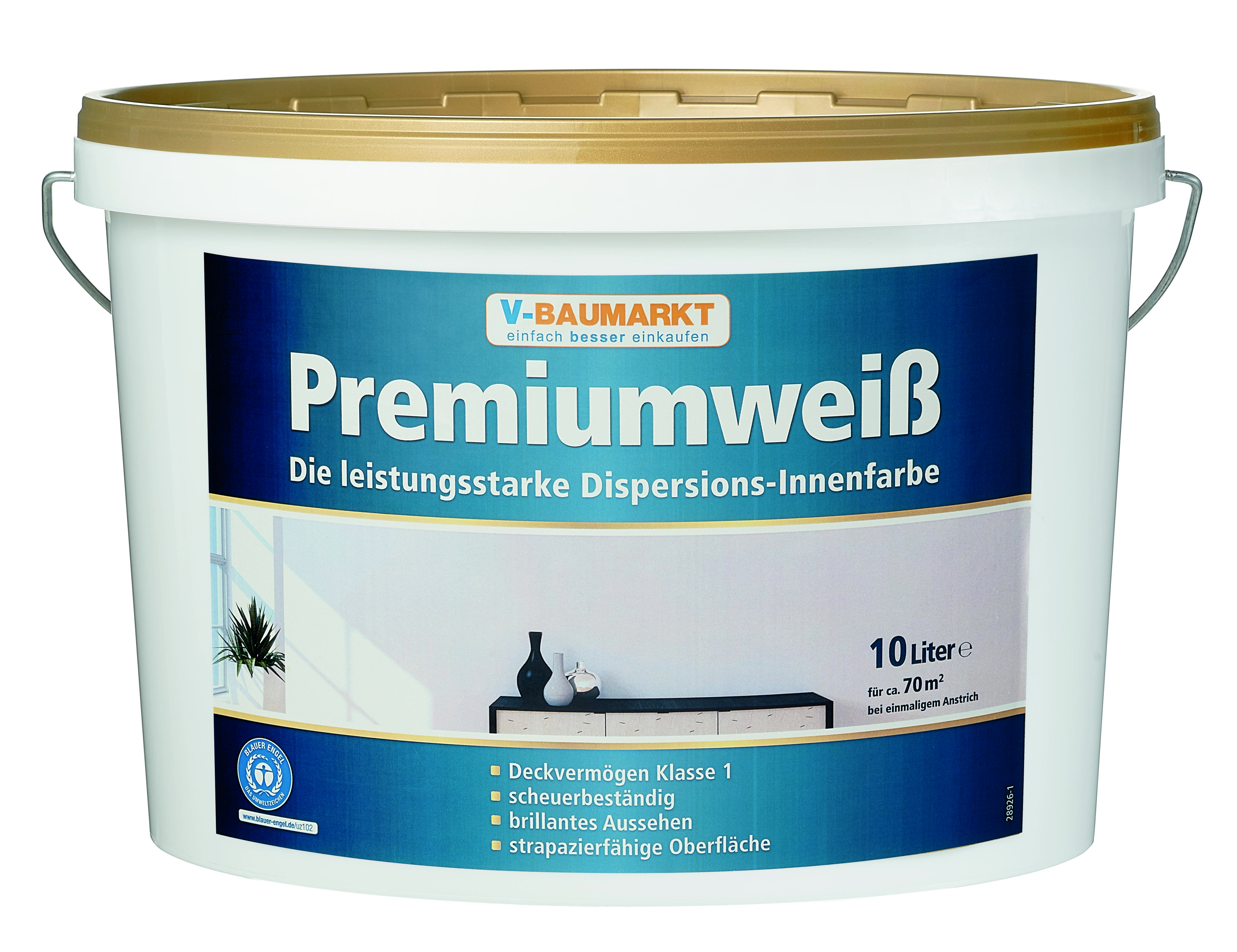 242065-V-Baumarkt-Premiumweiss-10L V-Baumarkt Premiumweiß, 10 L