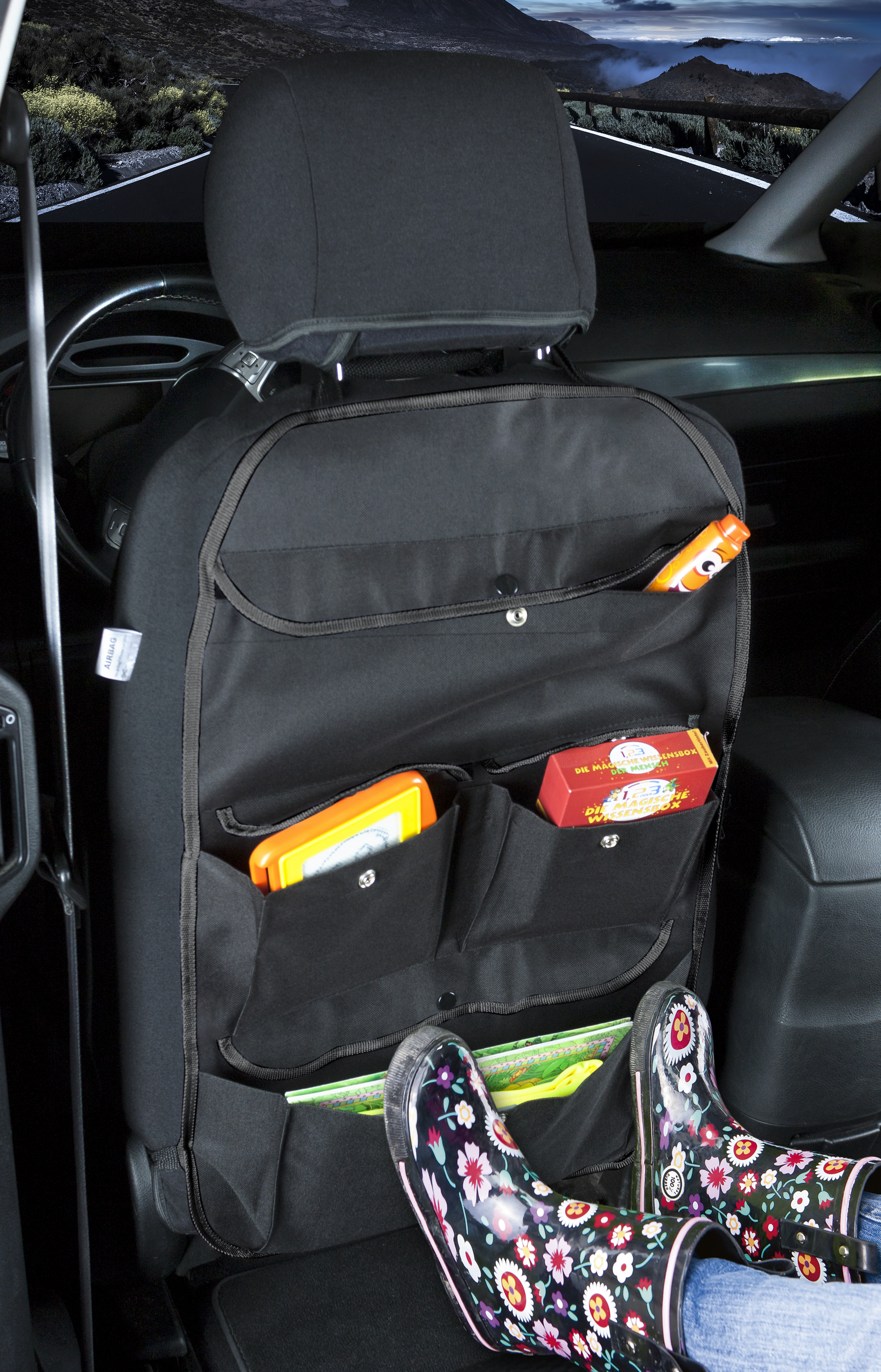 CarComfort Rücksitztasche Francis, schwarz