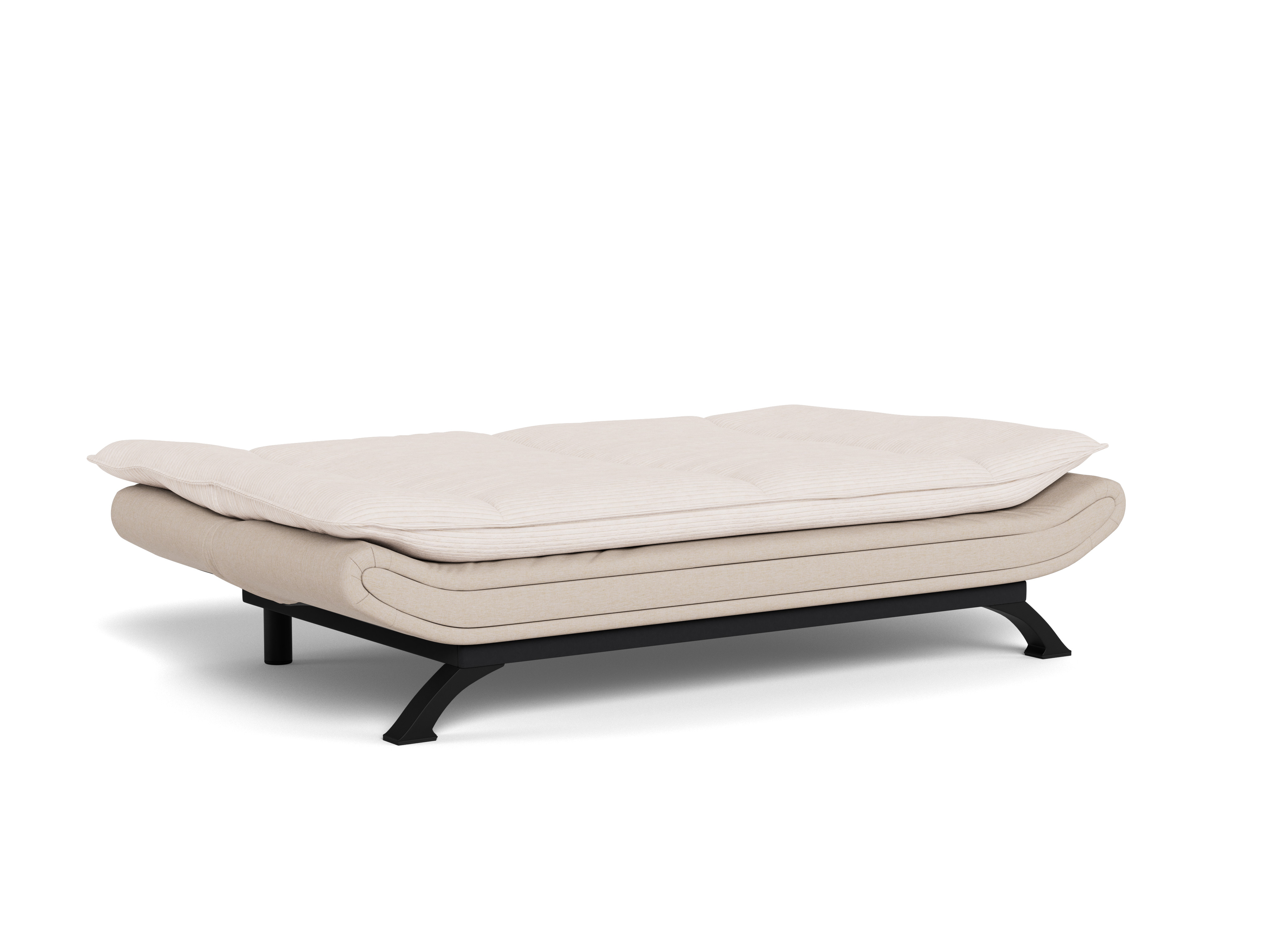 Actona Schlafsofa Faith, 196 x 98 x 91 cm, beige/schwarz