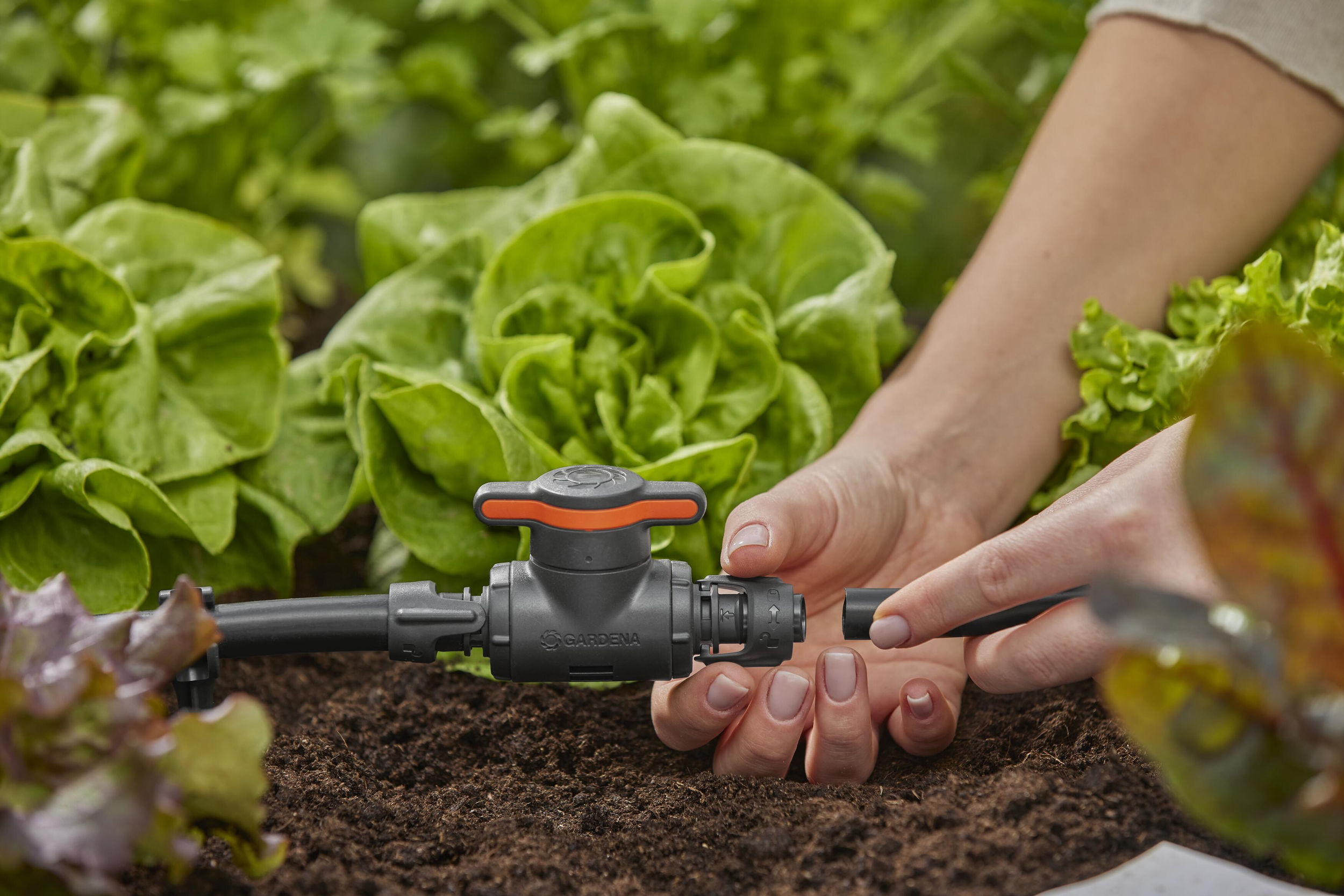 Gardena Micro-Drip-System Regulier-/Absperrventil 13 mm (1/2") - Inhalt: 1 Stück