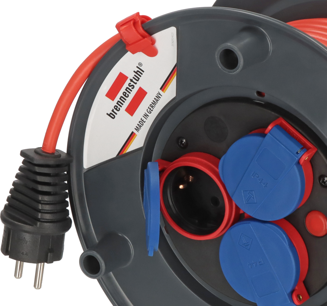 Brennenstuhl Kabeltrommel, 20 m Kabel in rot Brennenstuhl Kabeltrommel, 20 m Kabel in rot