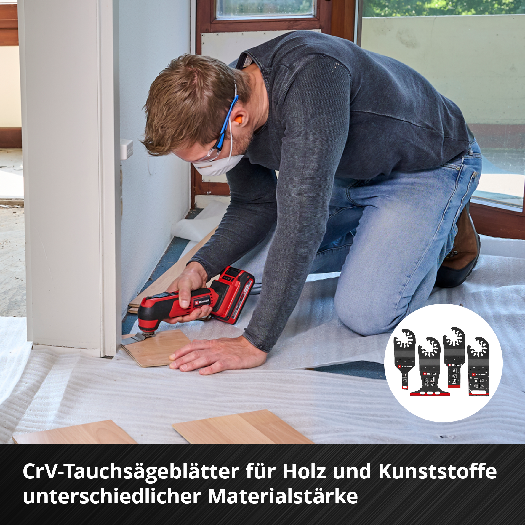 Einhell XXL-CASE Multitool-Set mit Universalaufnahme, 70-tlg. 