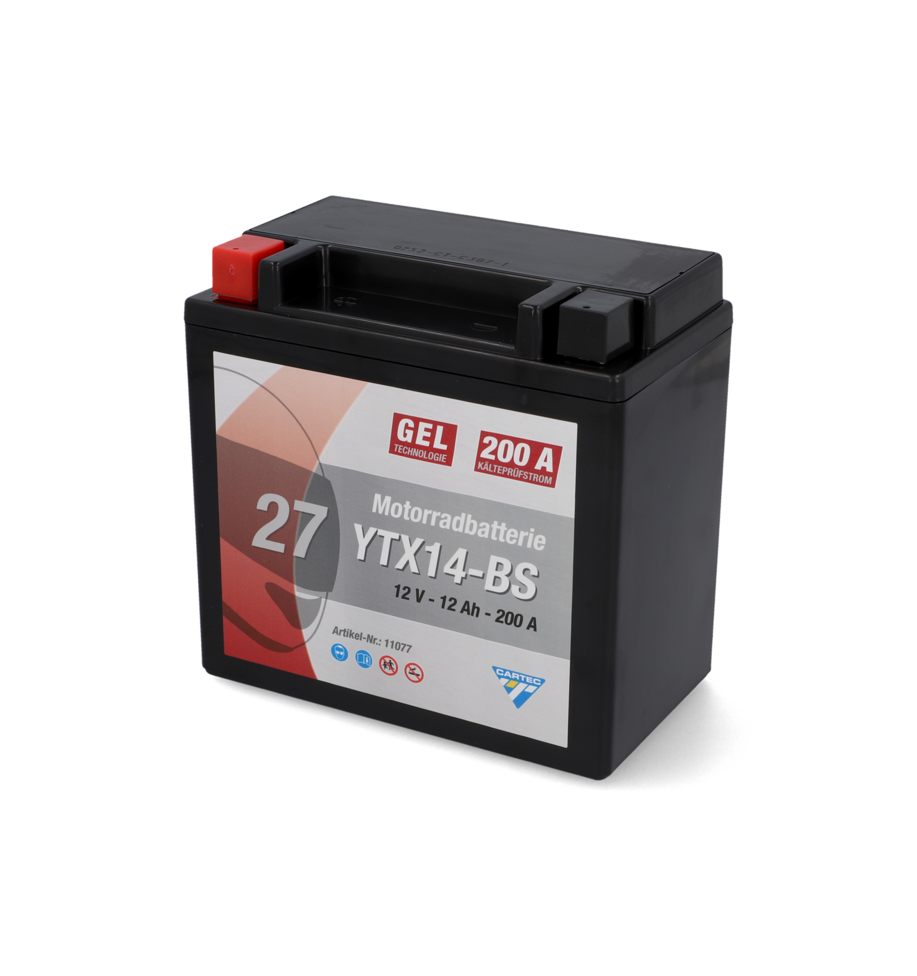 Cartec GEL Batterie YTX14-BS 12Ah 200A Cartec GEL Batterie YTX14-BS 12Ah 200A