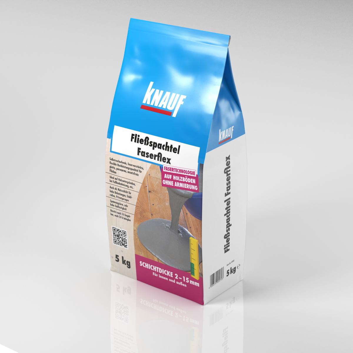 4006379055753_Fliessspachtel-Faserflex-5-kg_Produkt_1 Knauf Fließspachtel Faserflex, 5 kg