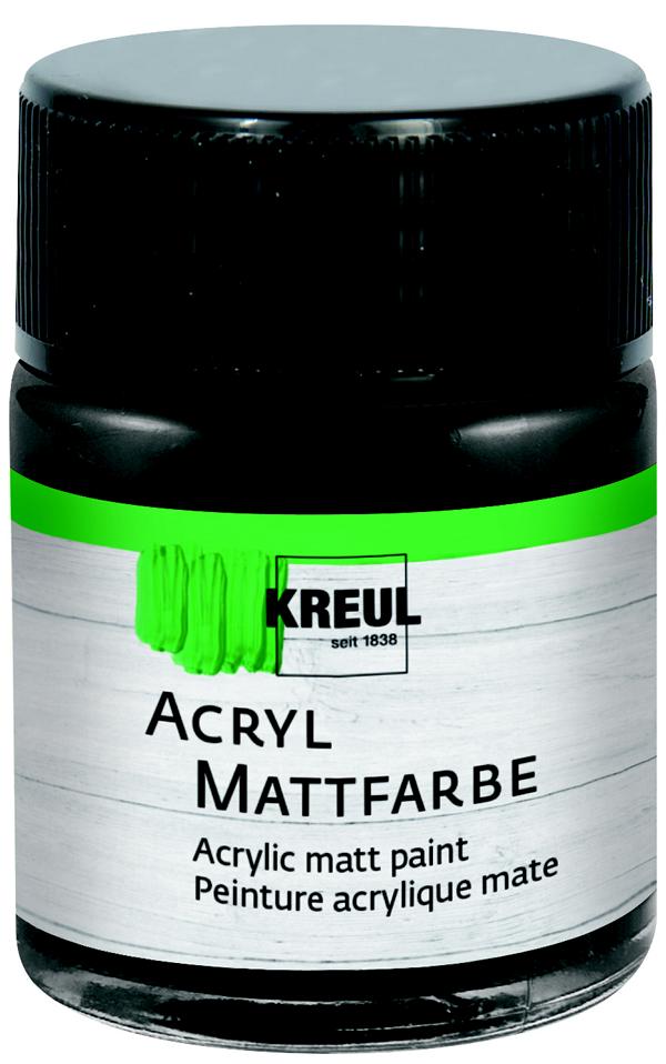 4000798755201 ACRYL MATTFARBE 50ML SCHWARZ KREUL