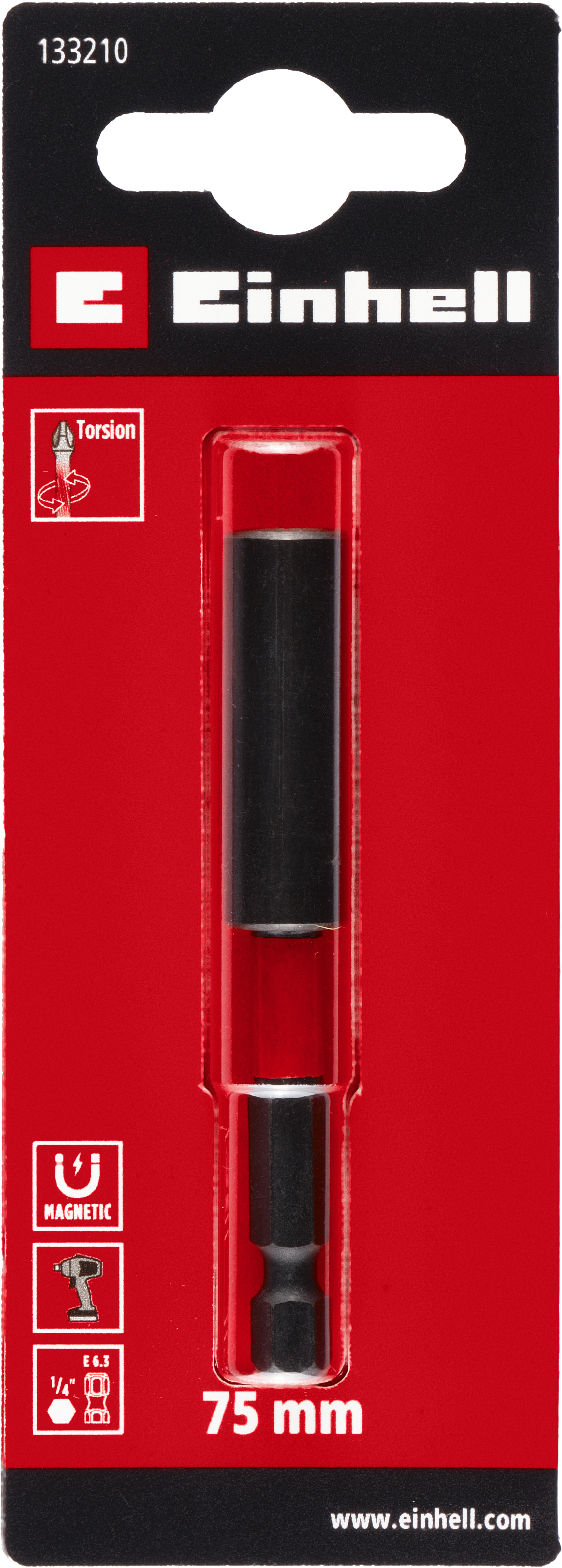 Einhell Impact-Magnetbithalter, 75 mm