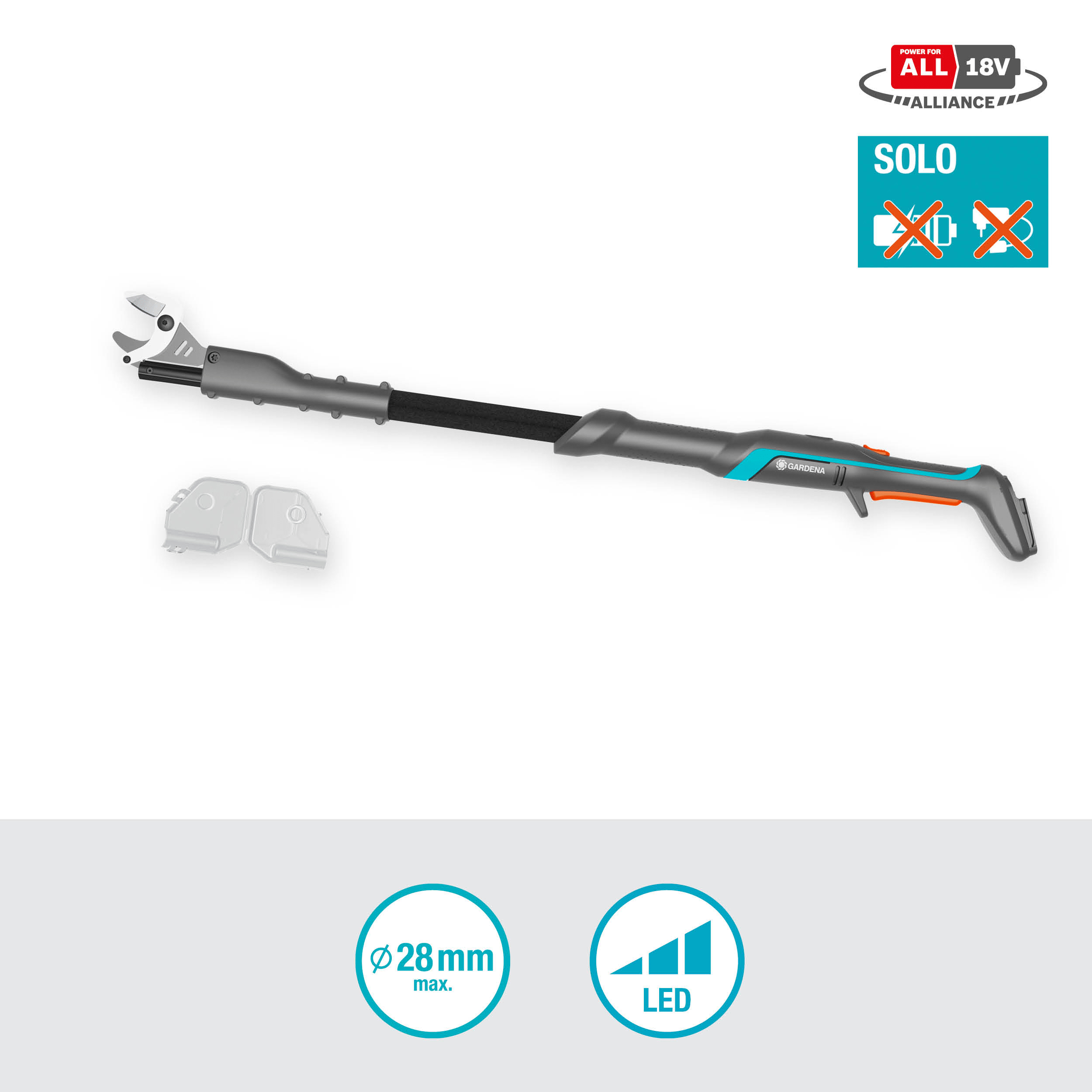Gardena Akku-Baumschere EasyCut 110/18V P4A solo Gardena Akku-Baumschere EasyCut 110/18V P4A solo