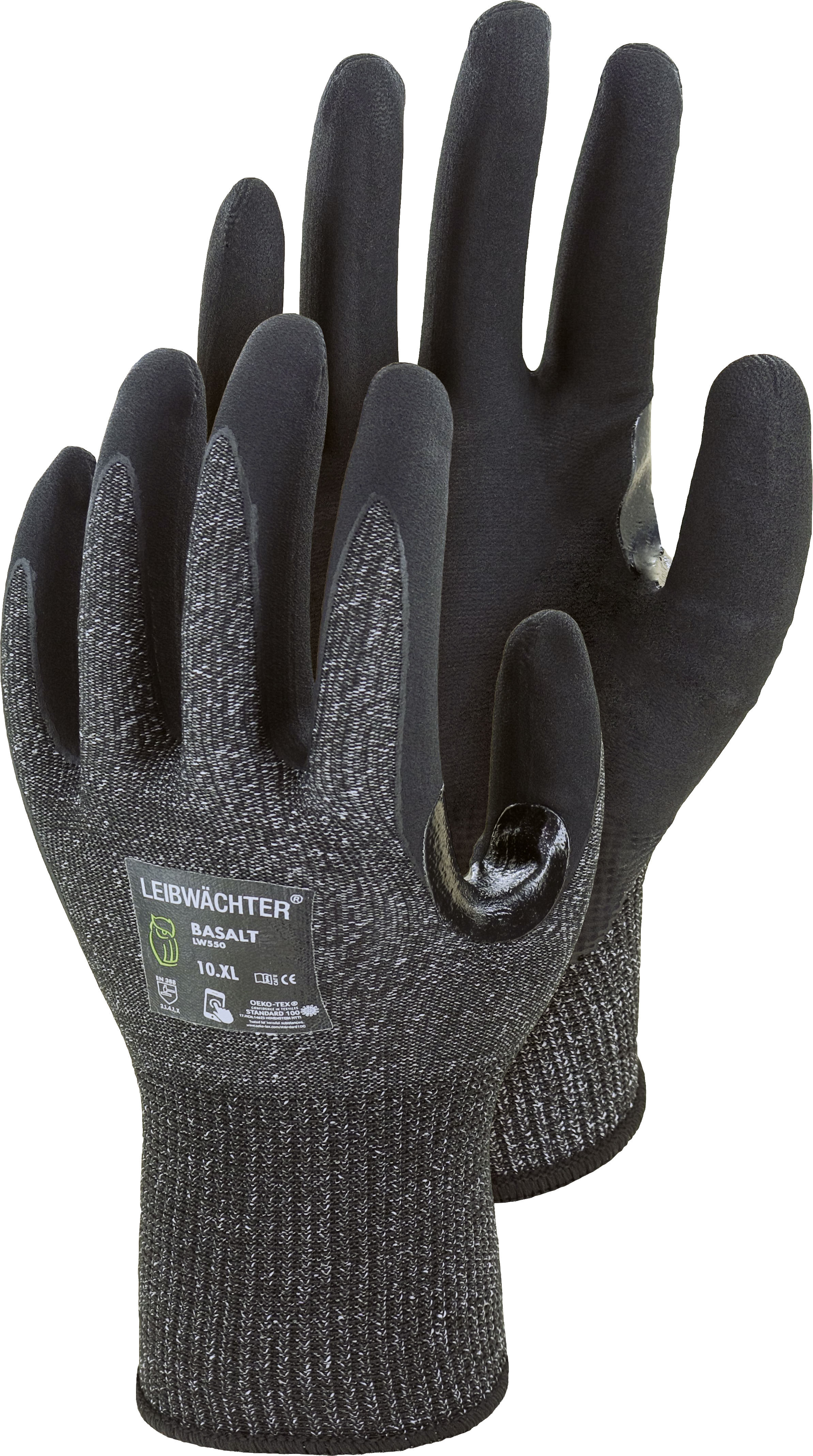 Triuso Handschuh Leibwächter-Basalt, Gr. 07 Triuso Handschuh Leibwächter-Basalt, Gr. 07