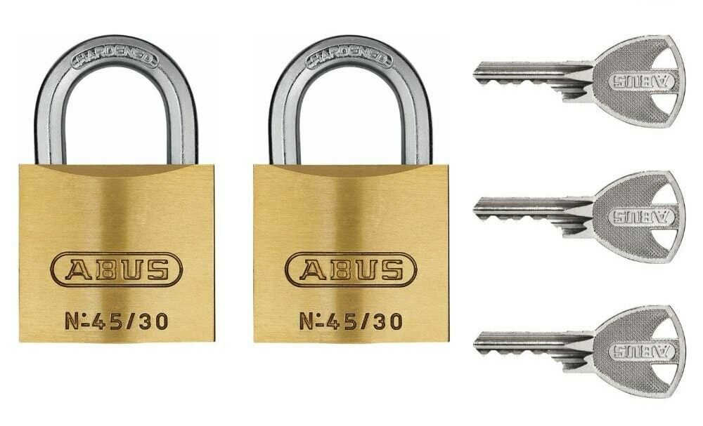 4003318118210_P Abus Messing-Vorhangschloss 45/30 Twins