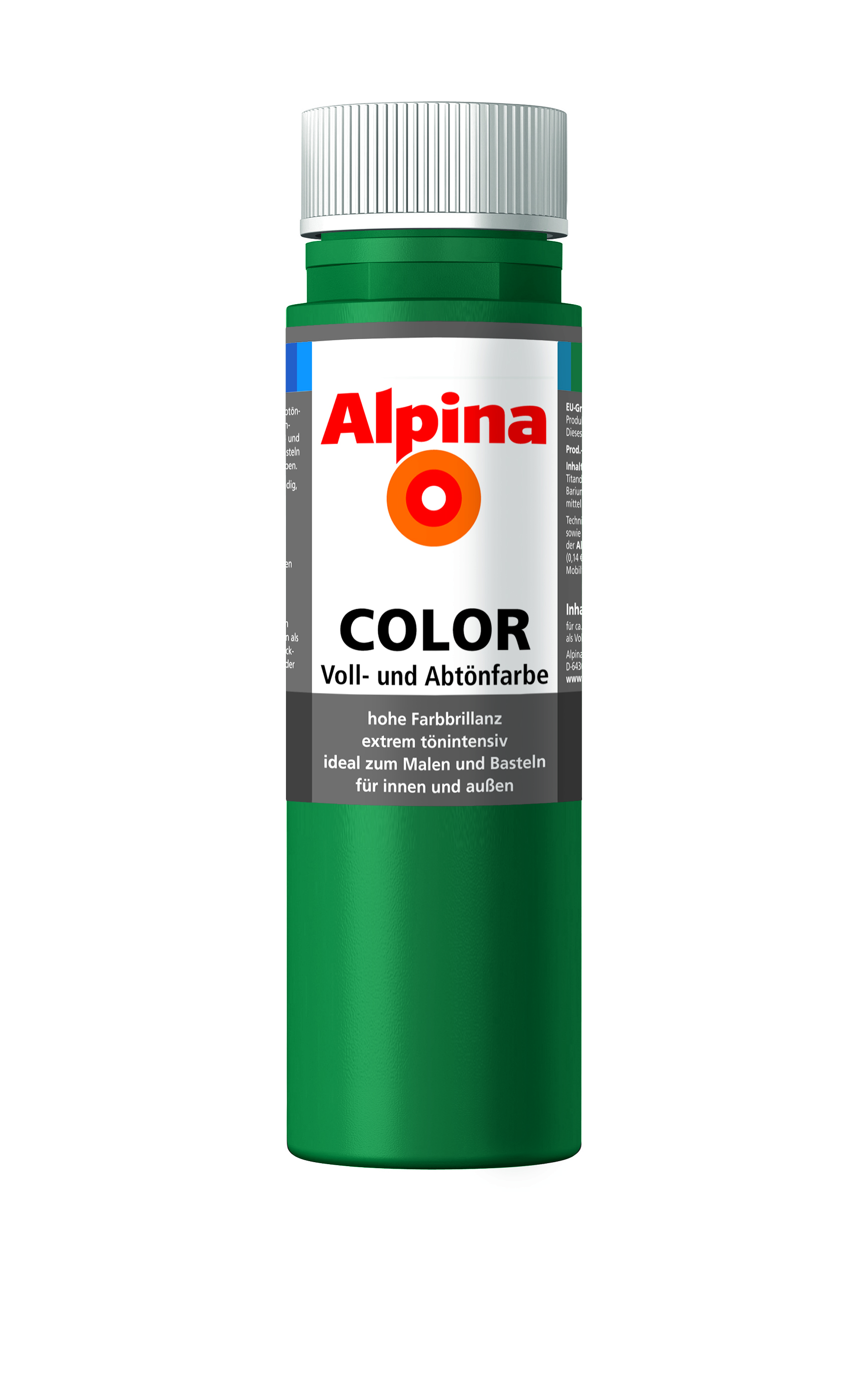 4001244726530_Alpina_Color_250ml_DeepGreen Alpina Color Voll- und Abtönfarbe Deep Green, 250ml