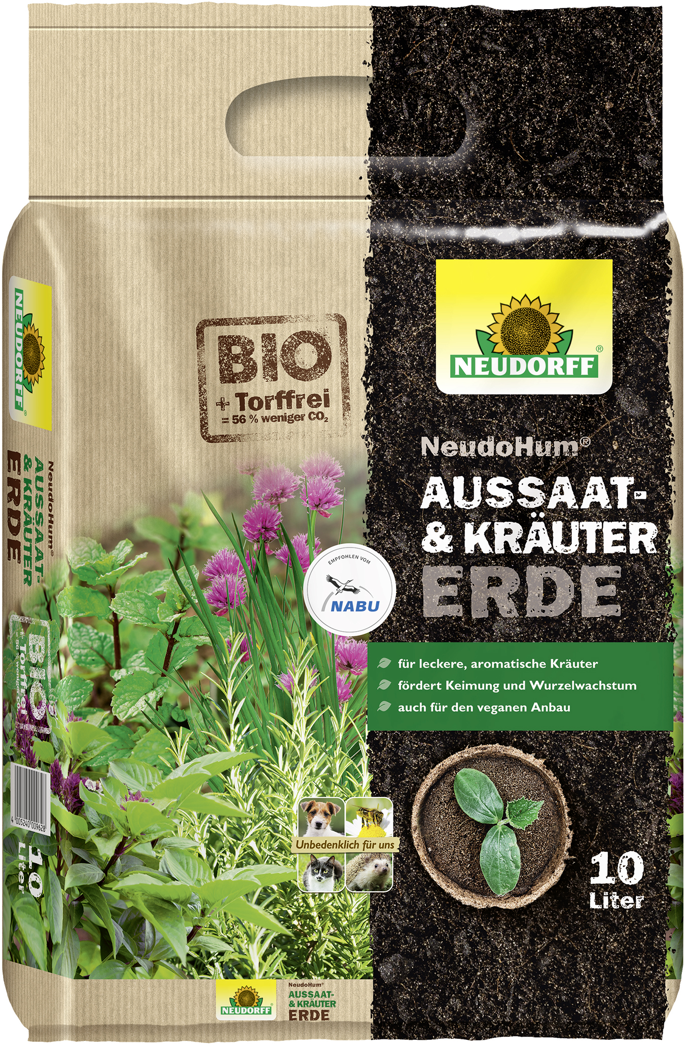 4005240009789-NeudoHum-Aussaat-und-Kraeutererde-10L_1098 Neudohum Aissaat und Kräutererde