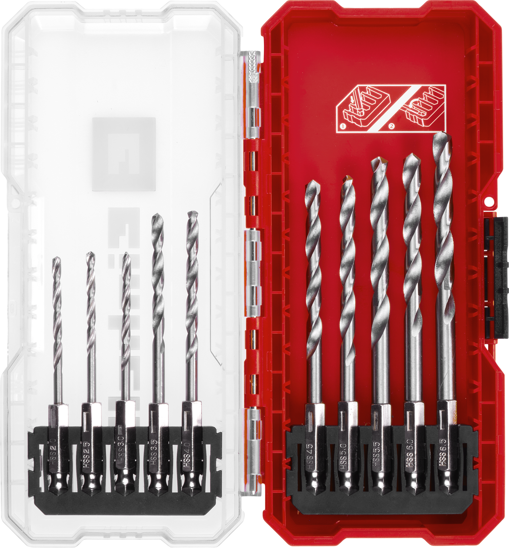Einhell Metallbohrer-Set, S-CASE, 10-tlg.