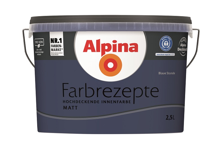 Alpina Farbrezepte Blaue Stunde, 2,5L
