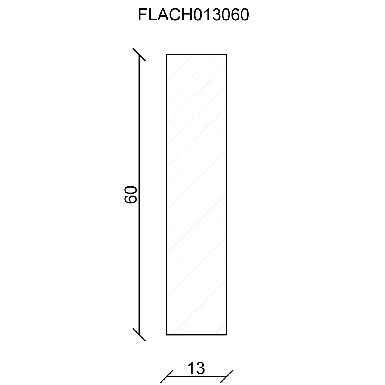 544168-Querschnitt Neuhofer Viertelrundstab, Fichte/Kiefer astrein roh