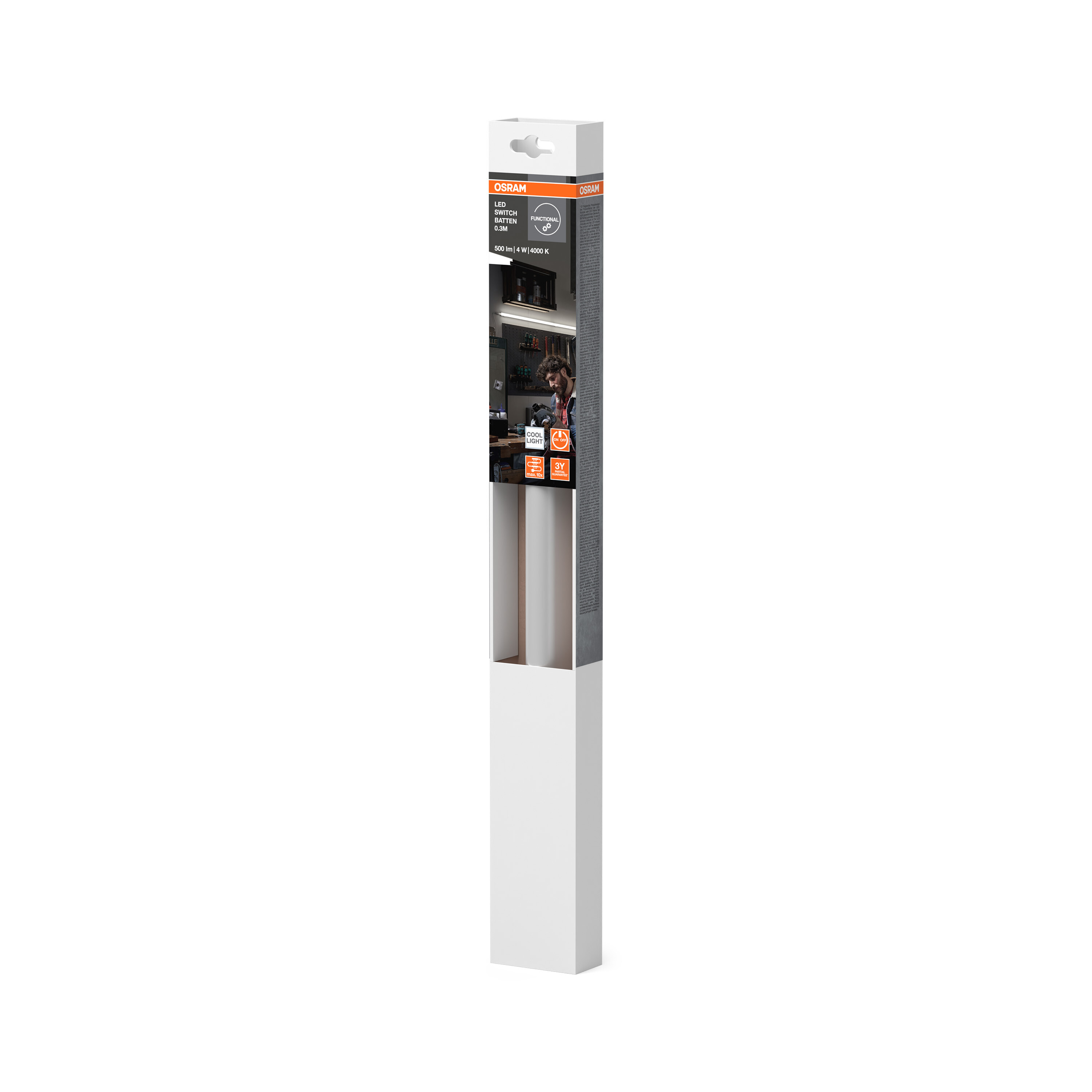 Osram Lichtleiste "LED Switch Batten", 300 mm, 4W, 4000K