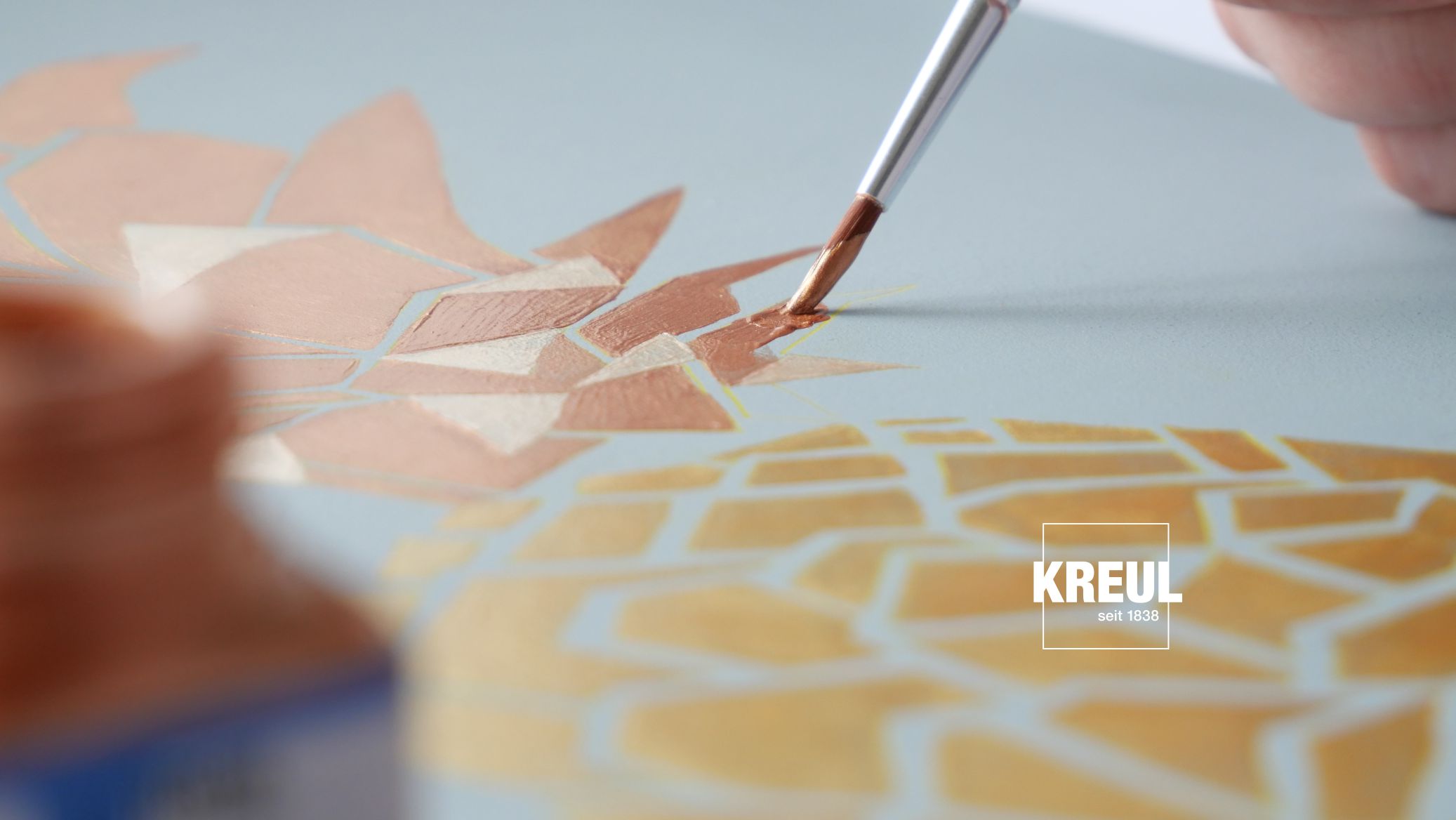 Kreul Acryl Metallicfarben Set Glamour Living, 6 x 20 ml