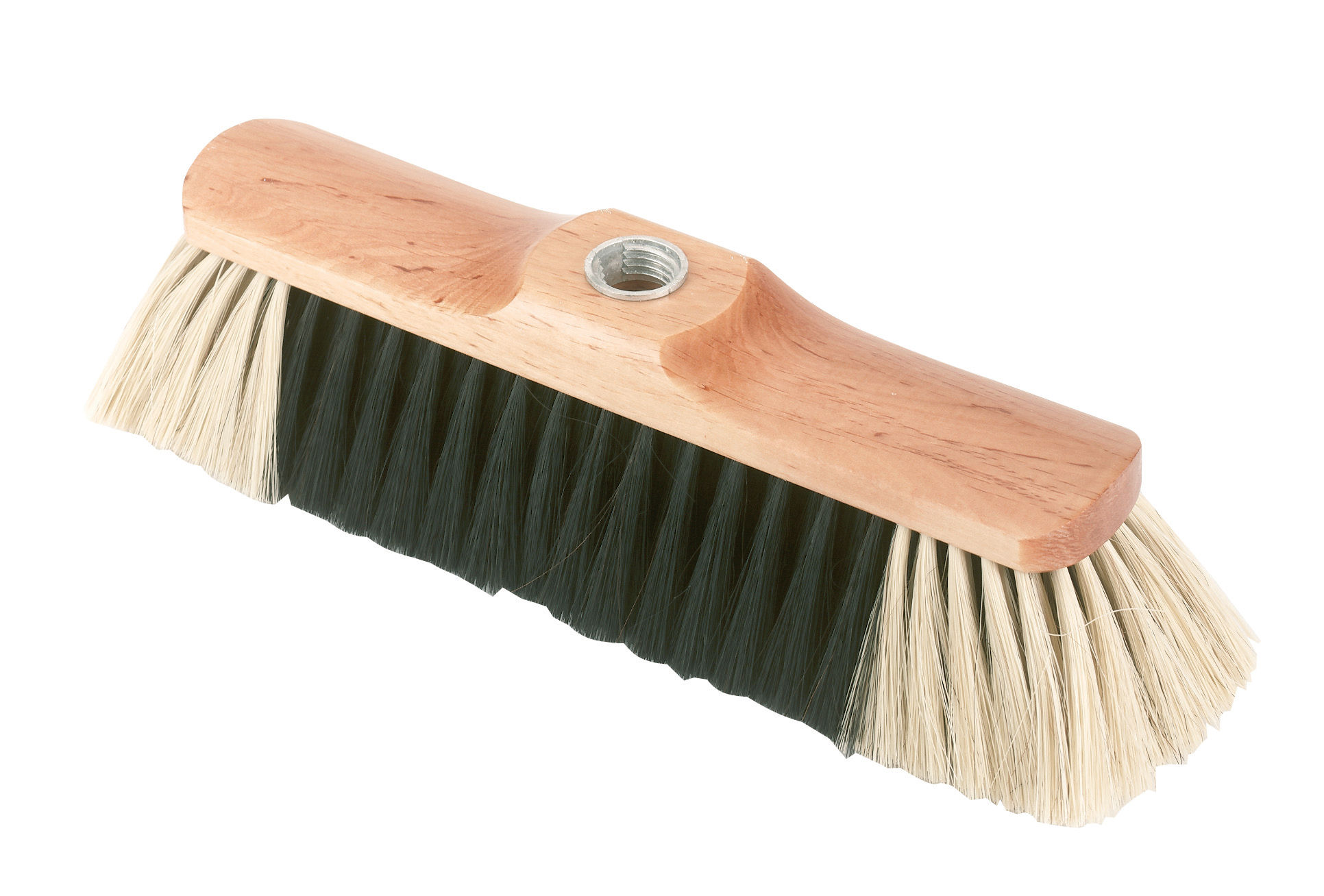 Kerbl Besen Roßhaarmischung mit Gewinde, 28 cm