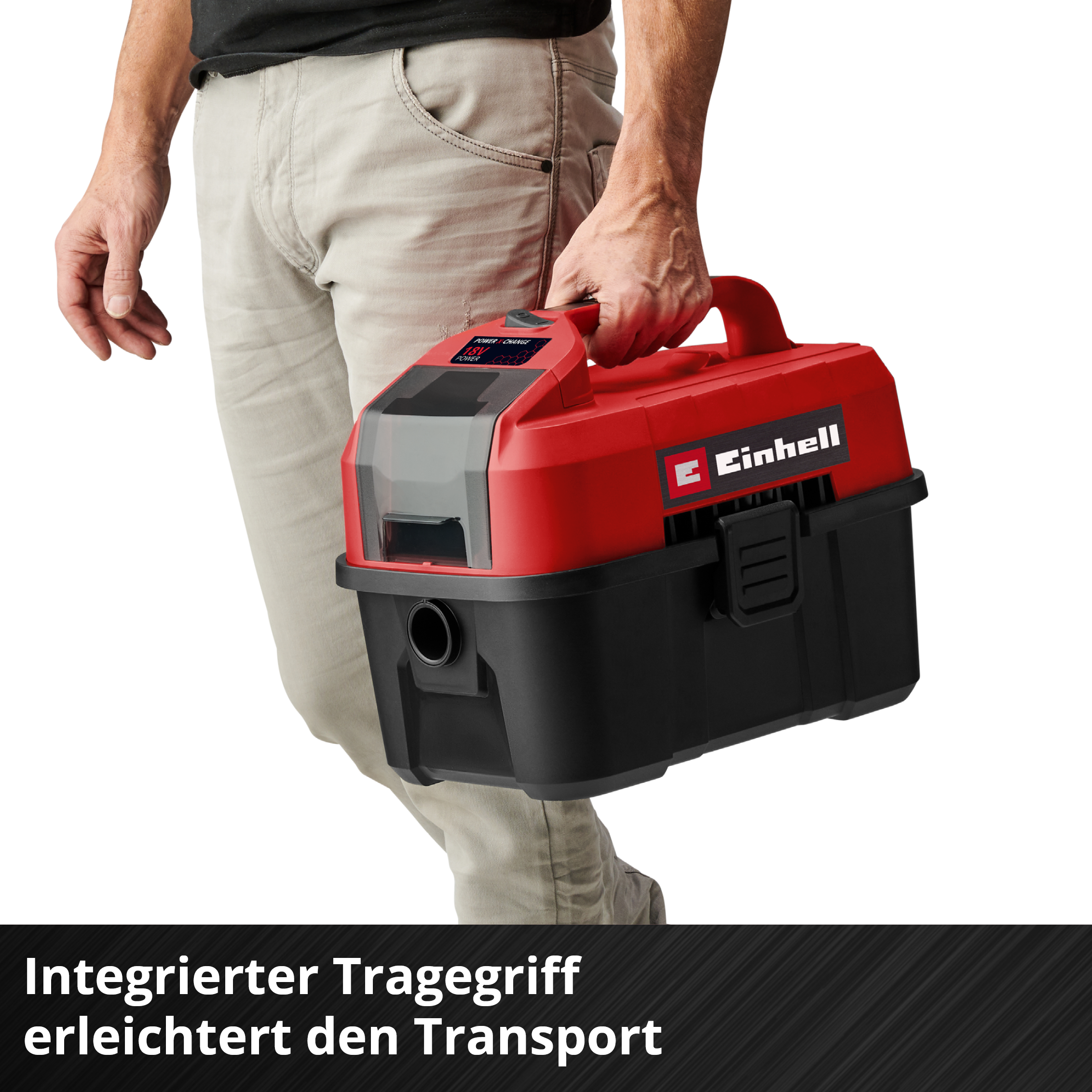 Einhell Akku-Nass-Trockensauger TE-VC 18/10 Li-Solo