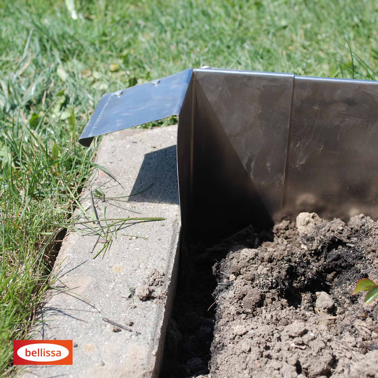 bellissa Schneckenblech Corten, 100 x 20 cm