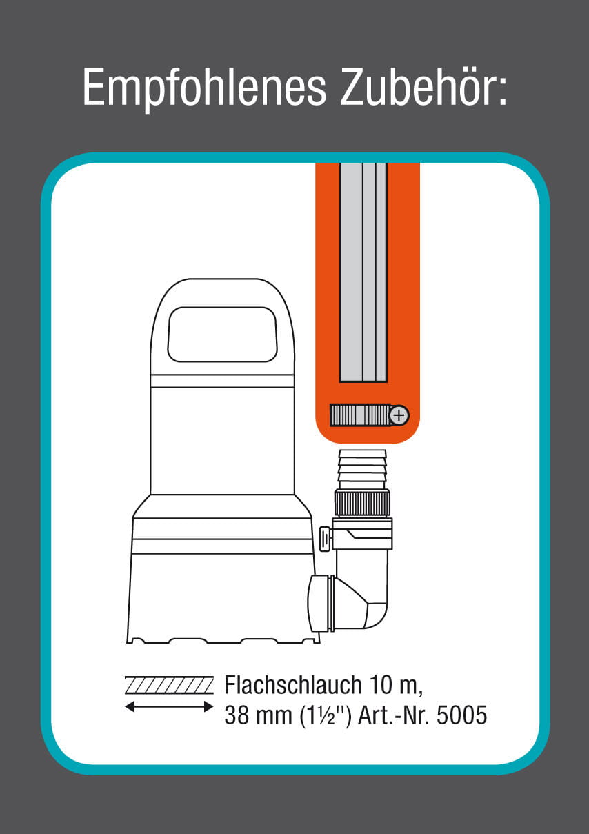 BF-106079 Gardena Klarwasser-Tauchpumpe 17000 Aquasensor