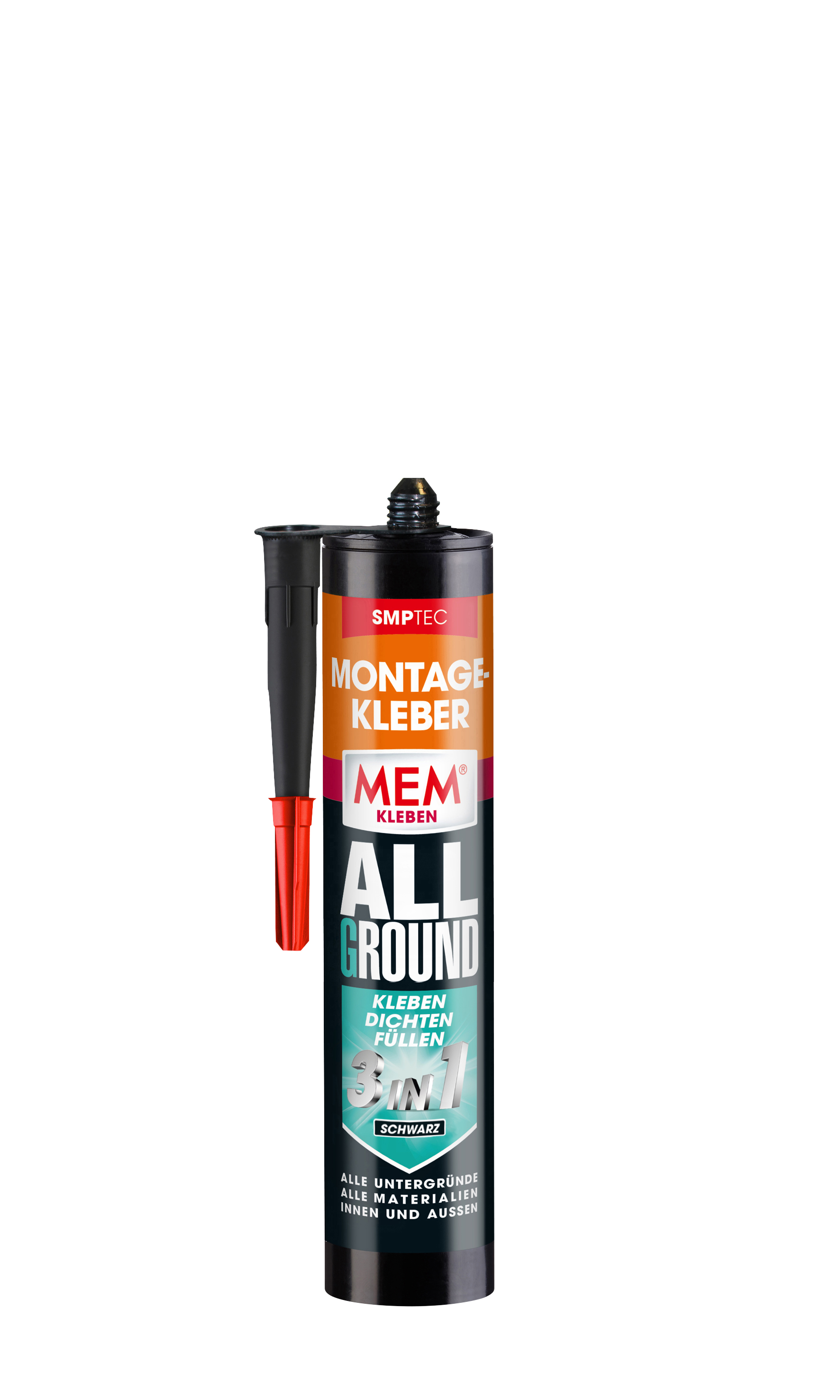 MEM Montage-Kleber Allground, 430 g, schwarz MEM Montage-Kleber Allground, 430 g, schwarz