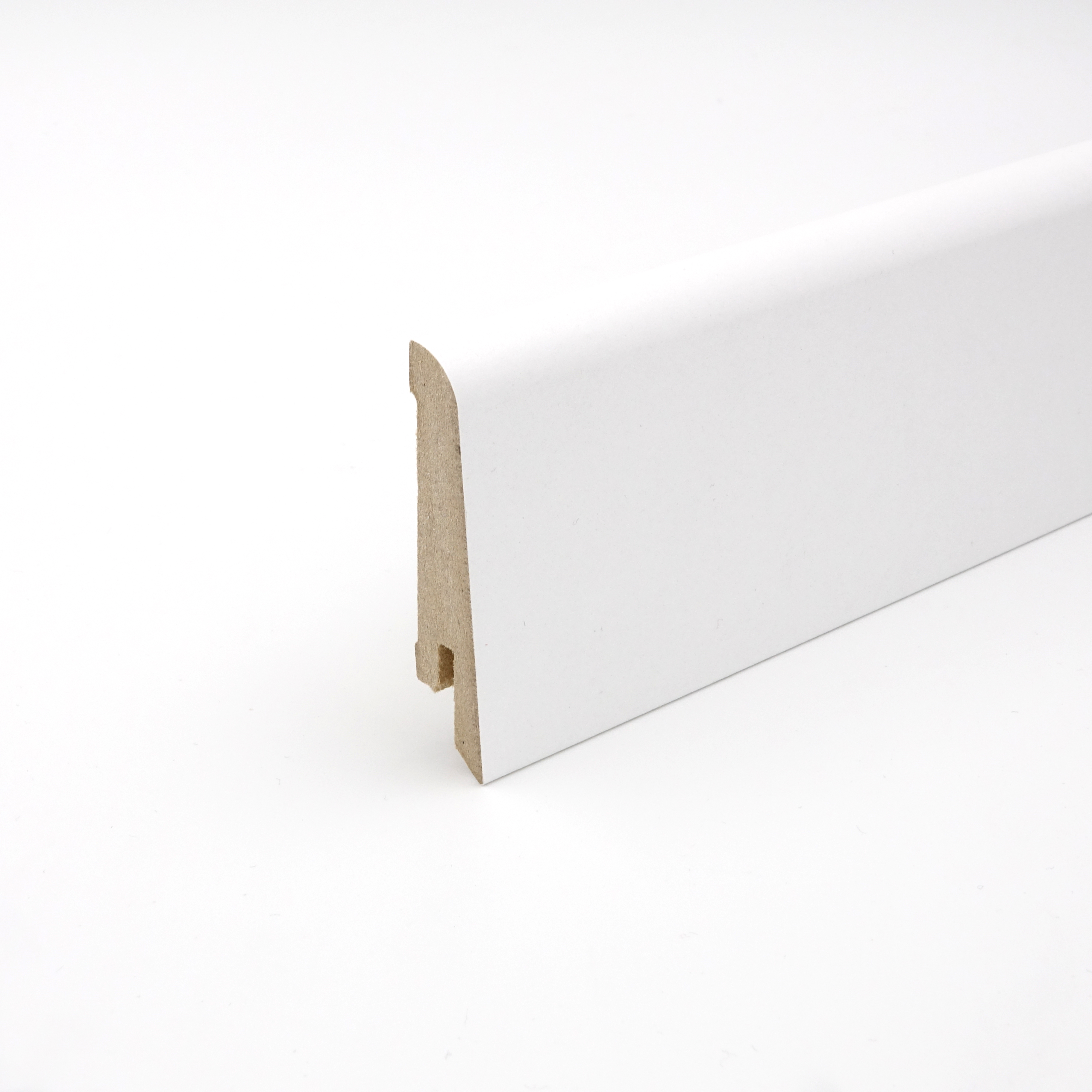 Döllken MDF-Sockelleiste Modern 60, weiß