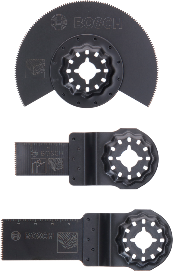 Bosch Starlock Starter-Set Holz, 3-teilig Bosch Starlock Starter-Set Holz, 3-teilig