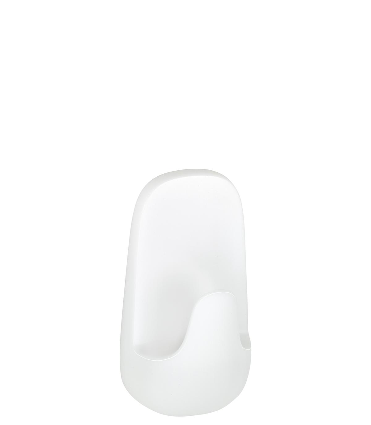 tesa_PS_Waterproof_hooks_59782_left_pr tesa Powerstrips Selbstklebeneder Haken Waterproof Small, Plastik, weiß