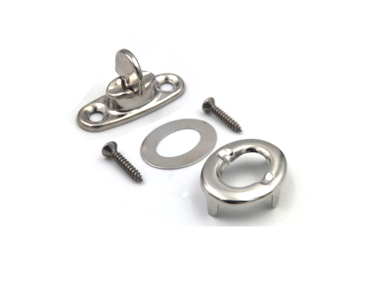 Pösamo Drehverschluss 33 mm, messing-nickel Pösamo Drehverschluss 33 mm, messing-nickel